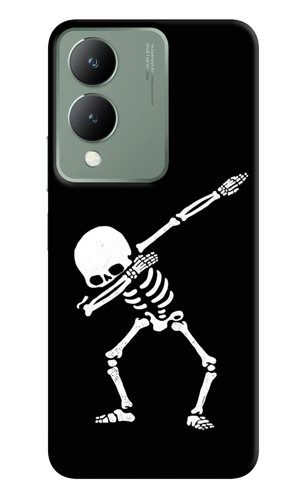 Dabbing Skeleton Art Vivo Y17s Back Cover - Dabbing Skeleton Art Vivo Y17s Back Cover Dabbing Skeleton Art Vivo Y17s Back Cover