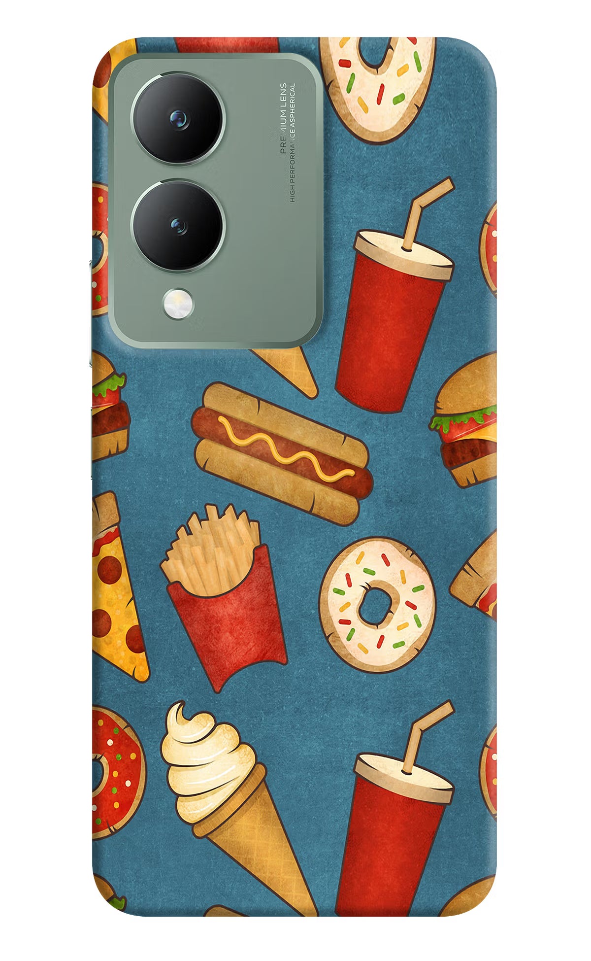 Foodie Vivo Y17s Back Cover - Foodie Vivo Y17s Back Cover Foodie Vivo Y17s Back Cover