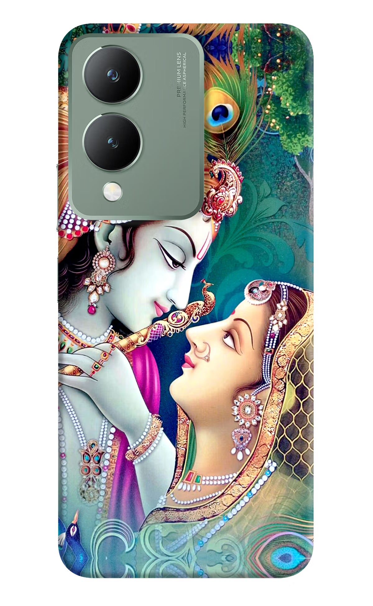 Lord Radha Krishna Vivo Y17s Back Cover - Lord Radha Krishna Vivo Y17s Back Cover Lord Radha Krishna Vivo Y17s Back Cover