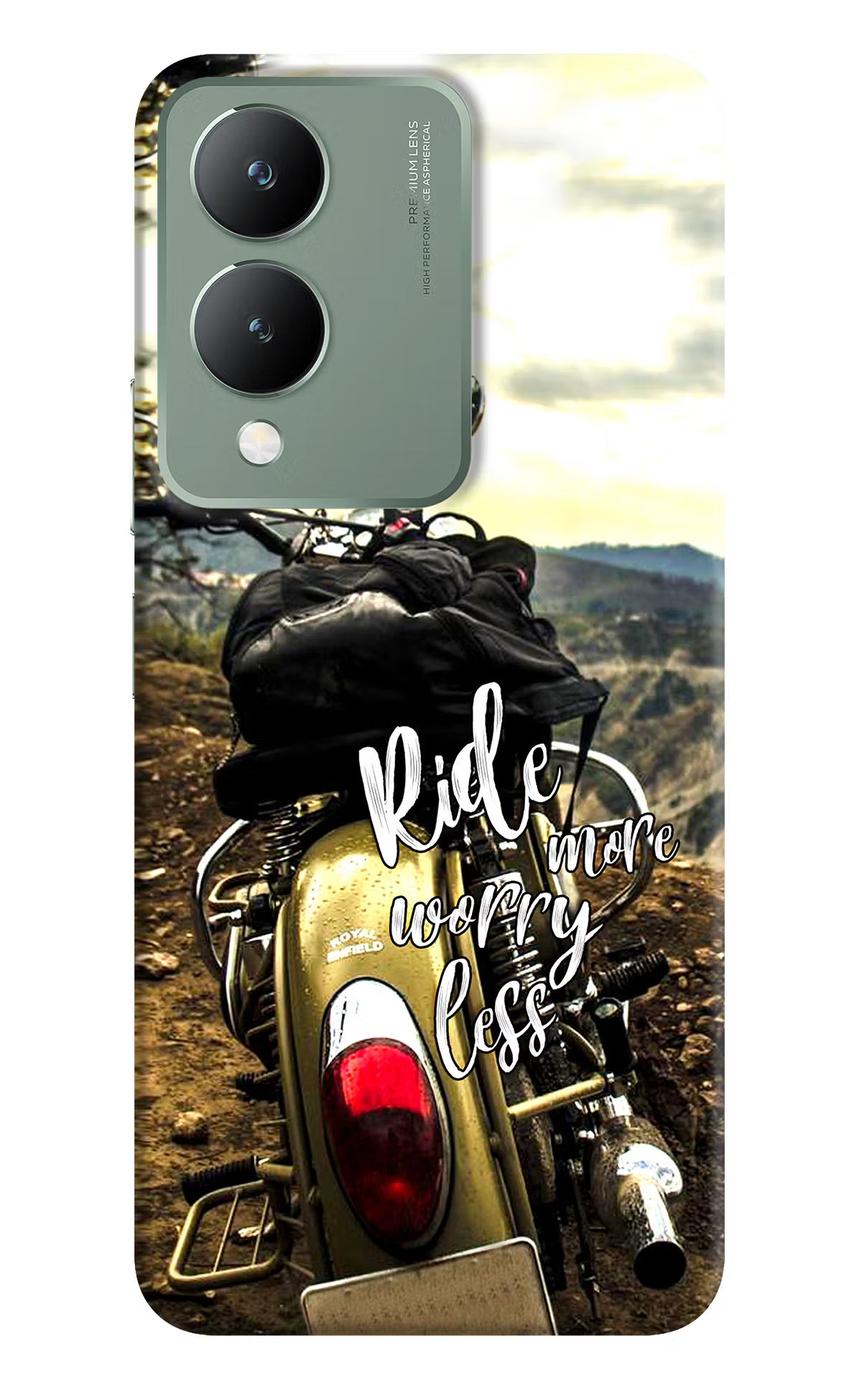 Ride More Worry Less Vivo Y17s Back Cover - Ride More Worry Less Vivo Y17s Back Cover Ride More Worry Less Vivo Y17s Back Cover