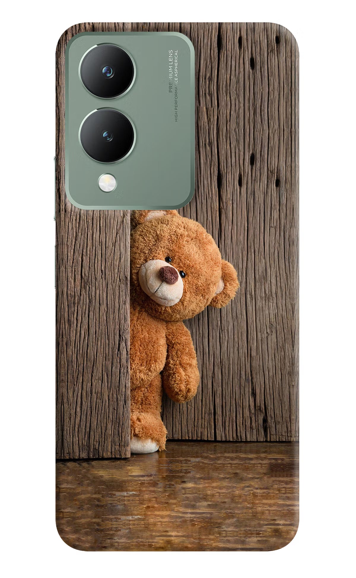 Teddy Wooden Vivo Y17s Back Cover - Teddy Wooden Vivo Y17s Back Cover Teddy Wooden Vivo Y17s Back Cover