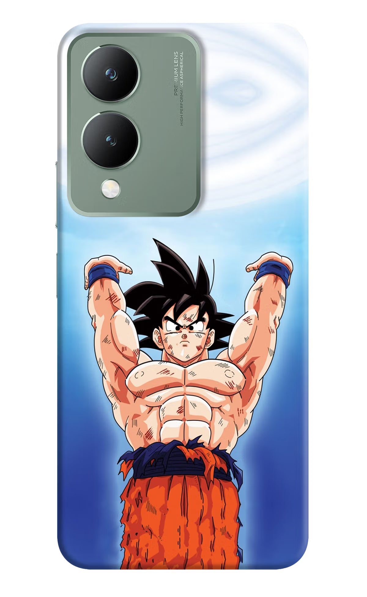 Goku Power Vivo Y17s Back Cover - Goku Power Vivo Y17s Back Cover Goku Power Vivo Y17s Back Cover