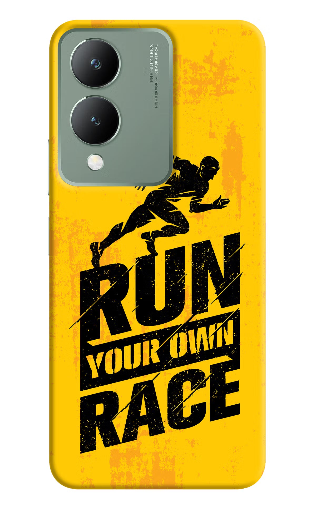 Run Your Own Race Vivo Y17s Back Cover - Run Your Own Race Vivo Y17s Back Cover Run Your Own Race Vivo Y17s Back Cover