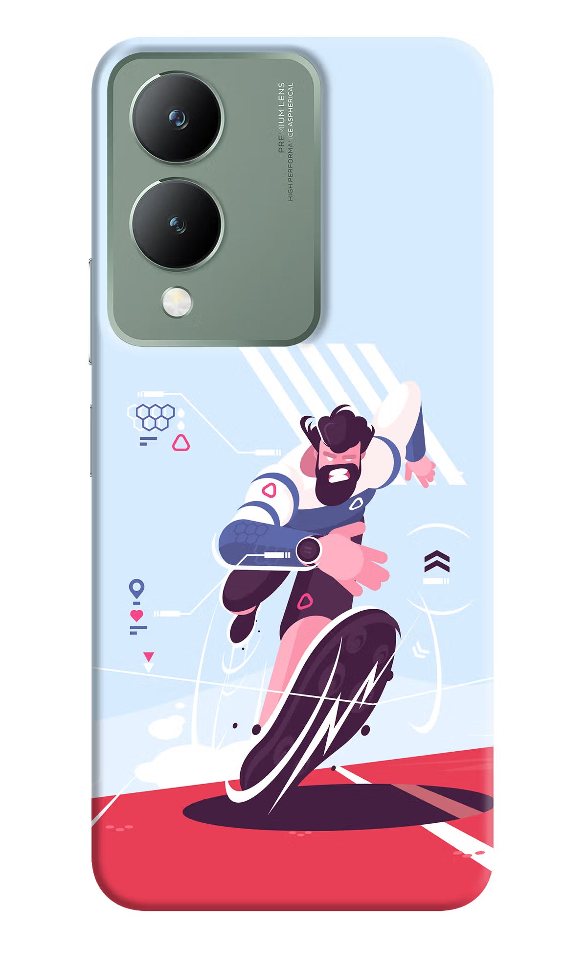 Run Pro Vivo Y17s Back Cover - Run Pro Vivo Y17s Back Cover Run Pro Vivo Y17s Back Cover