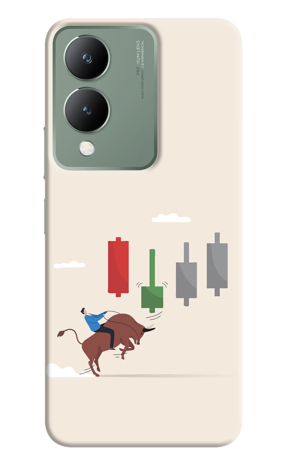Bull Trading Momentum Vivo Y17s Back Cover - Bull Trading Momentum Vivo Y17s Back Cover Bull Trading Momentum Vivo Y17s Back Cover