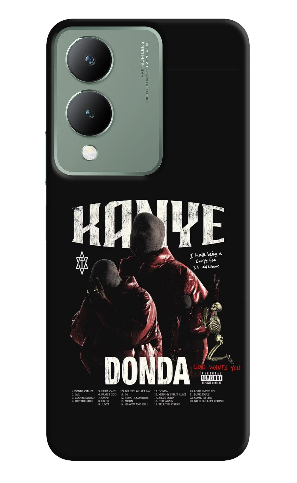 Donda Kanye West Vivo Y17s Back Cover - Donda Kanye West Vivo Y17s Back Cover Donda Kanye West Vivo Y17s Back Cover