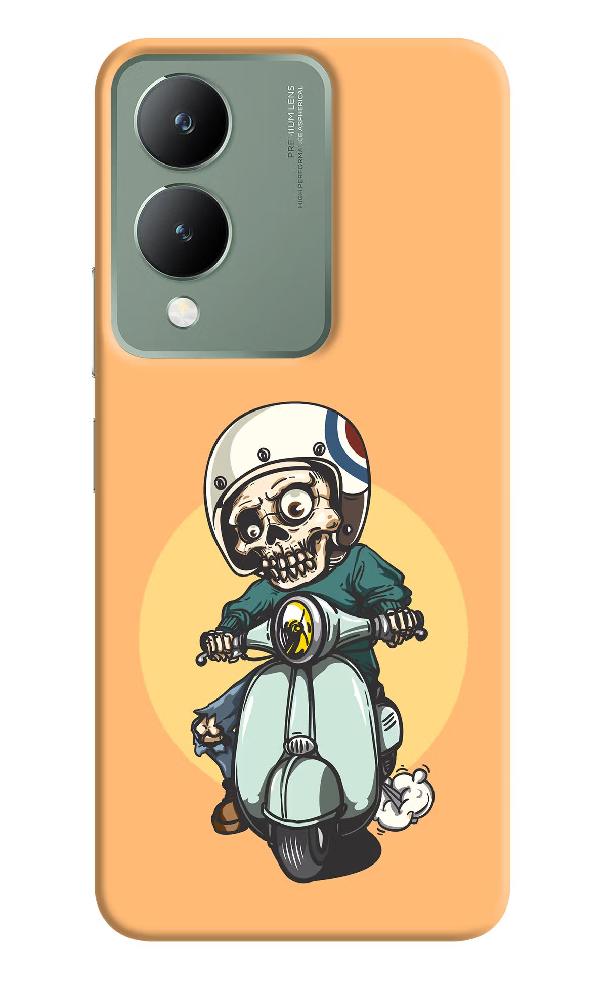 Undead Biker Vivo Y17s Back Cover - Undead Biker Vivo Y17s Back Cover Undead Biker Vivo Y17s Back Cover