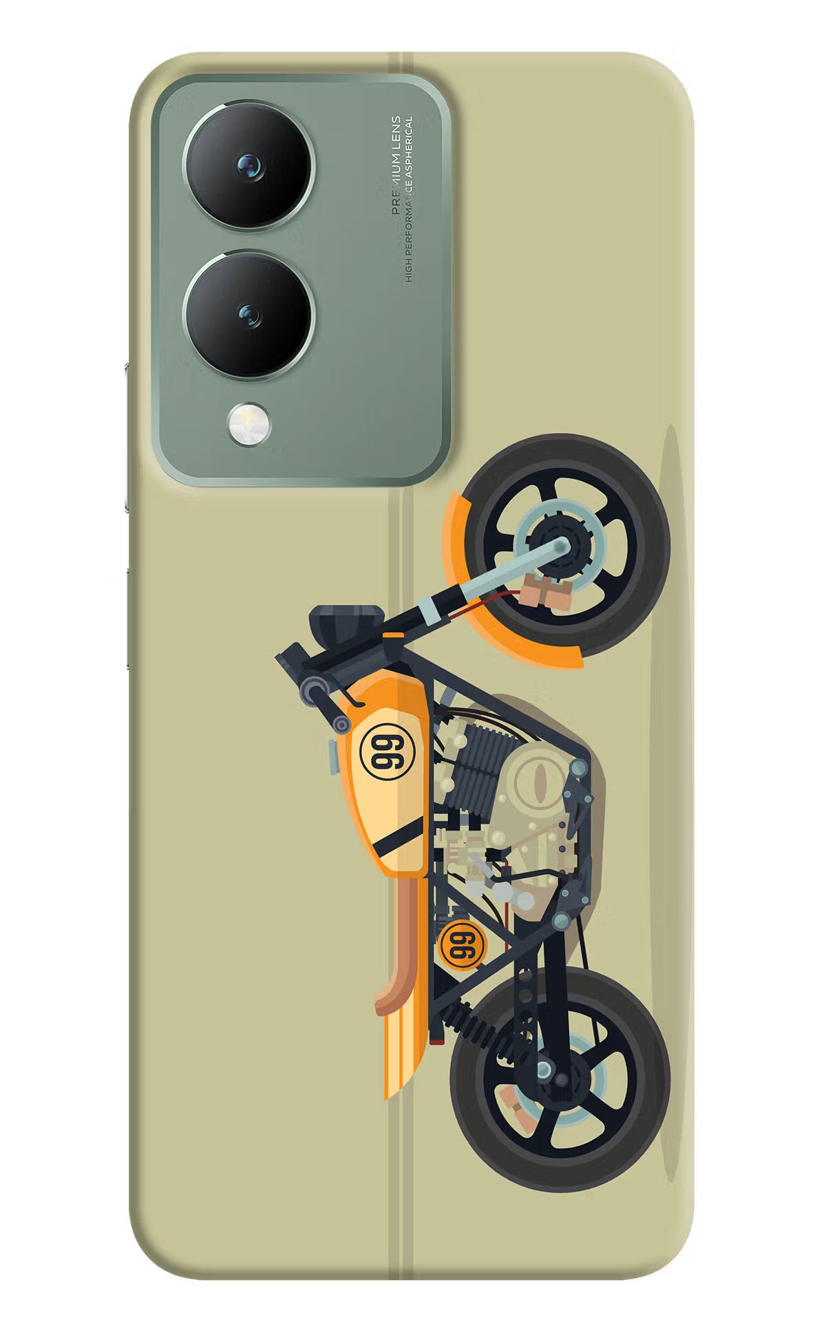 Vertical Speedster Vivo Y17s Back Cover - Vertical Speedster Vivo Y17s Back Cover Vertical Speedster Vivo Y17s Back Cover