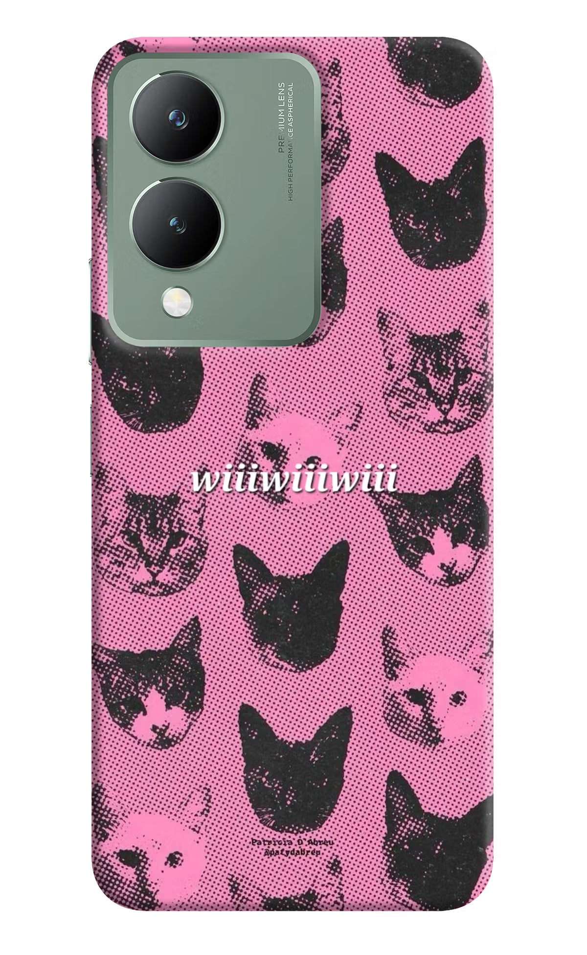 Pink Cats Vivo Y17s Back Cover - Pink Cats Vivo Y17s Back Cover Pink Cats Vivo Y17s Back Cover