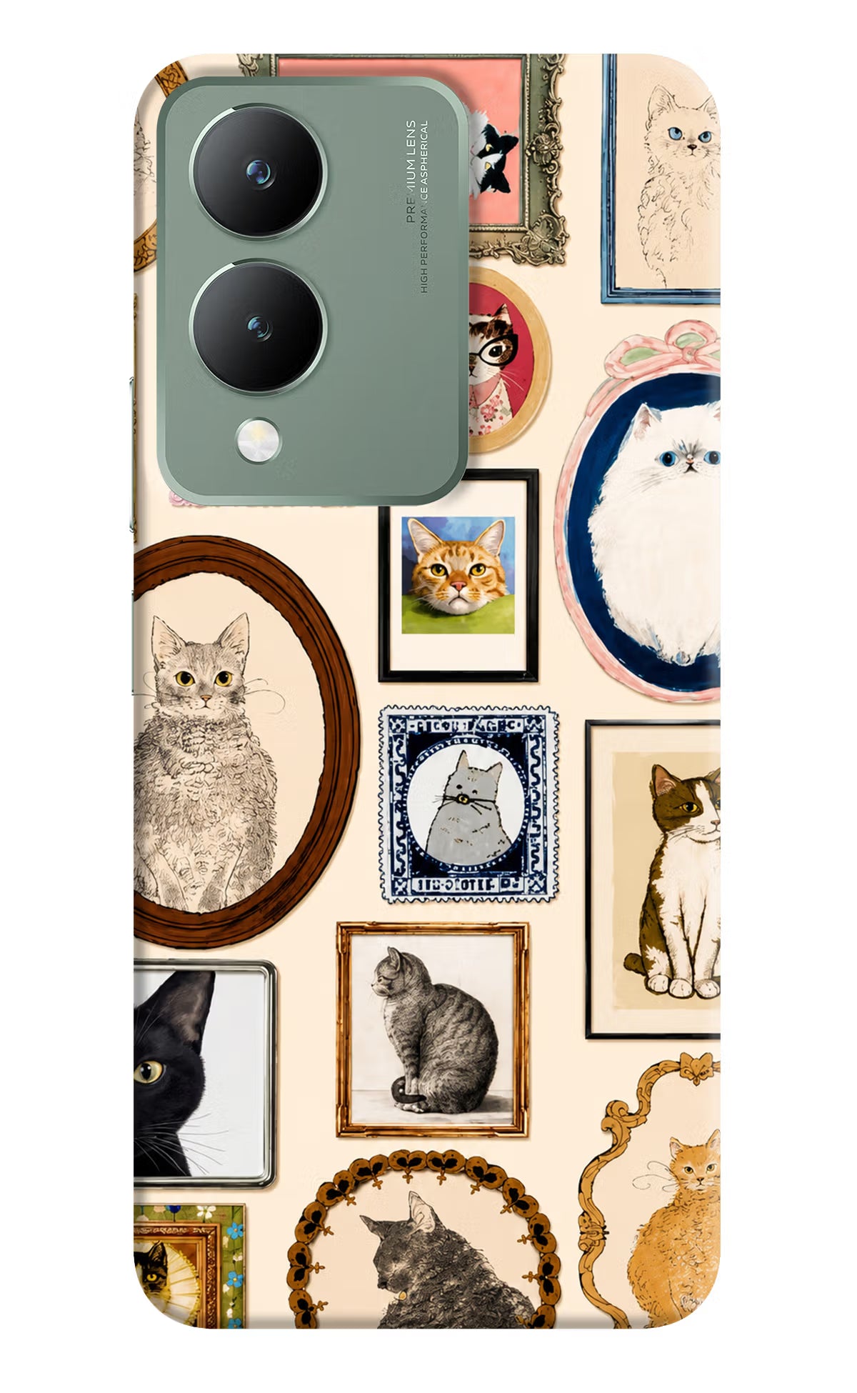 Mirror Cats Vivo Y17s Back Cover - Mirror Cats Vivo Y17s Back Cover Mirror Cats Vivo Y17s Back Cover