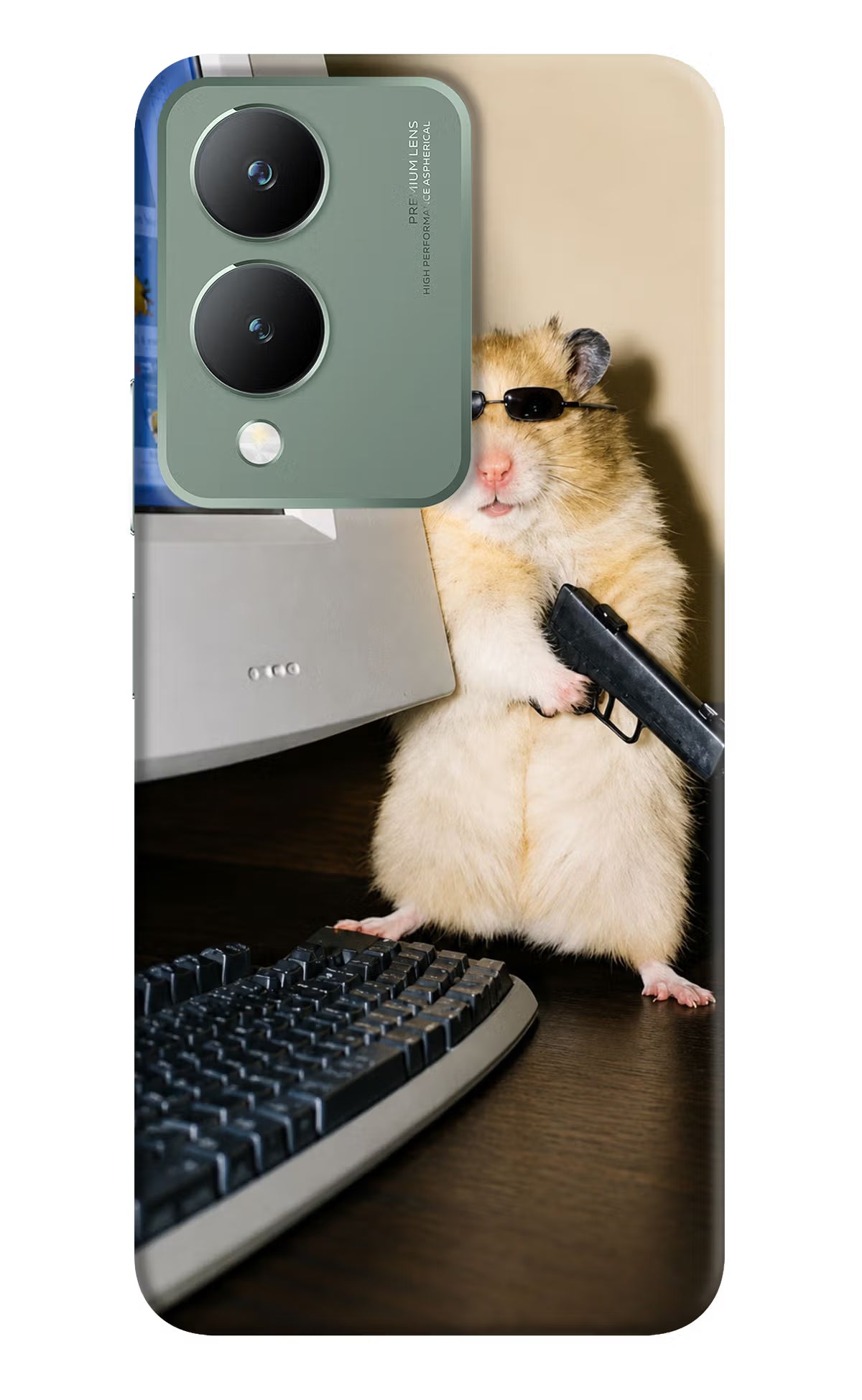 Hacker Hamster Vivo Y17s Back Cover - Hacker Hamster Vivo Y17s Back Cover Hacker Hamster Vivo Y17s Back Cover