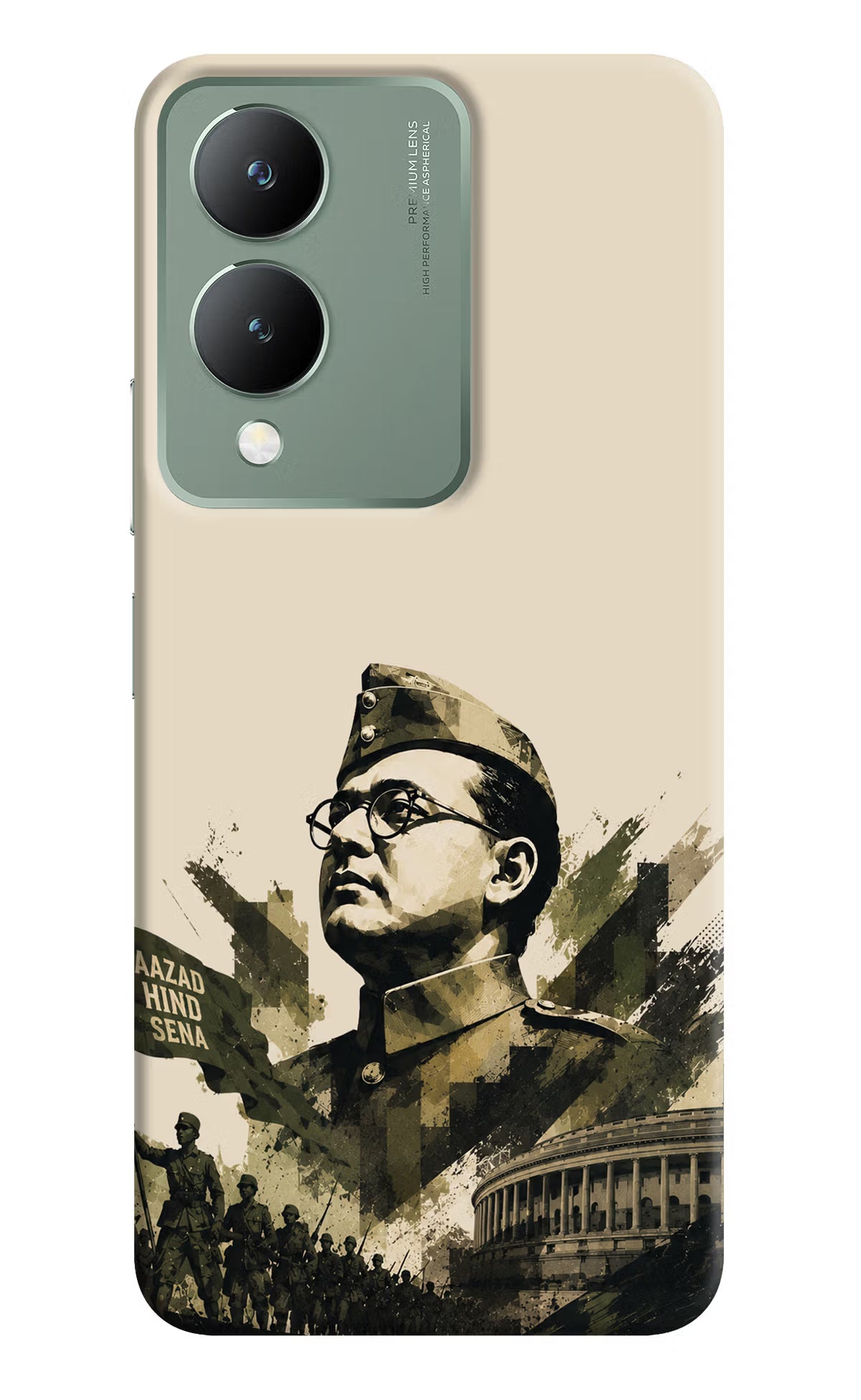 Netaji Rising Vivo Y17s Back Cover - Netaji Rising Vivo Y17s Back Cover Netaji Rising Vivo Y17s Back Cover