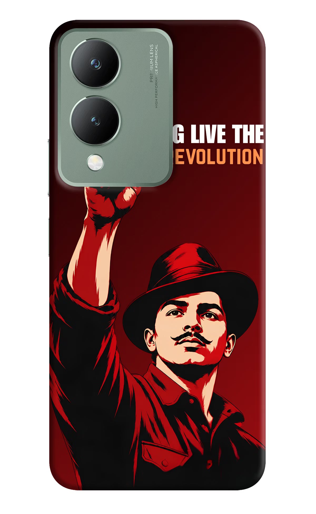 Bhagat Singh Revolution Vivo Y17s Back Cover - Bhagat Singh Revolution Vivo Y17s Back Cover Bhagat Singh Revolution Vivo Y17s Back Cover