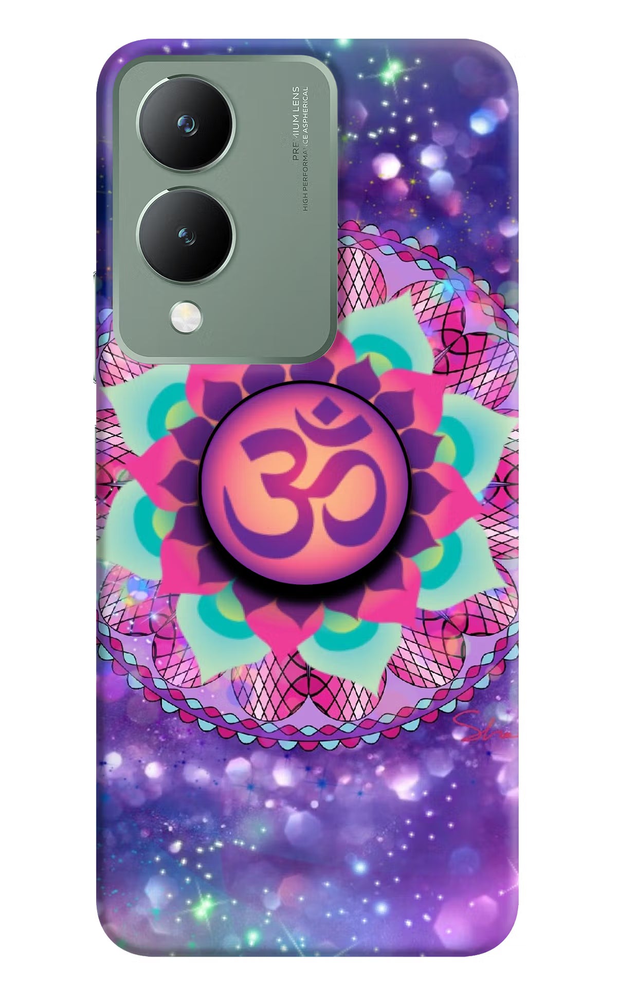 Om Purple Vivo Y17s Pop Case - Om Purple Vivo Y17s Pop Case Om Purple Vivo Y17s Pop Case