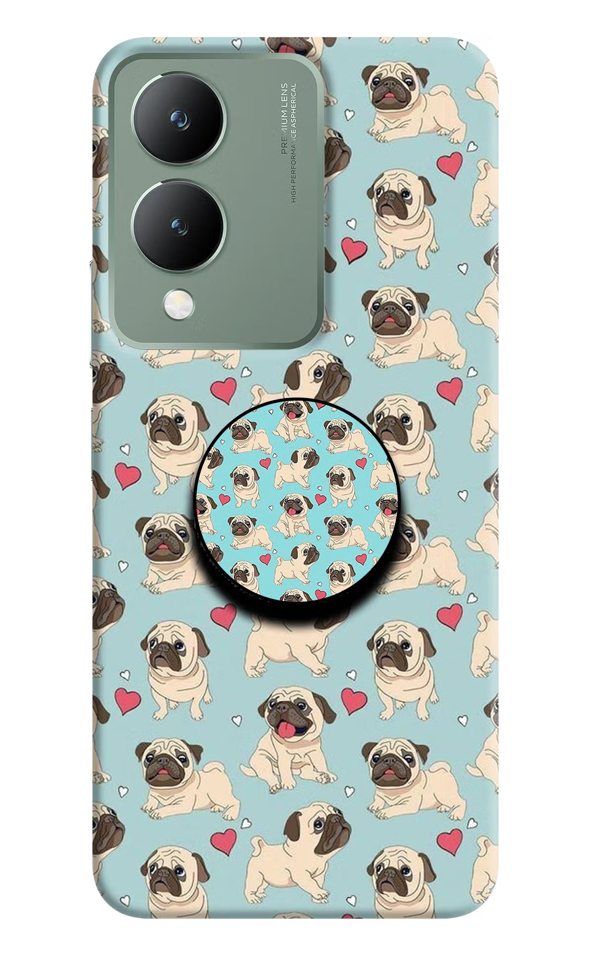 Pug Dog Vivo Y17s Pop Case - Pug Dog Vivo Y17s Pop Case Pug Dog Vivo Y17s Pop Case