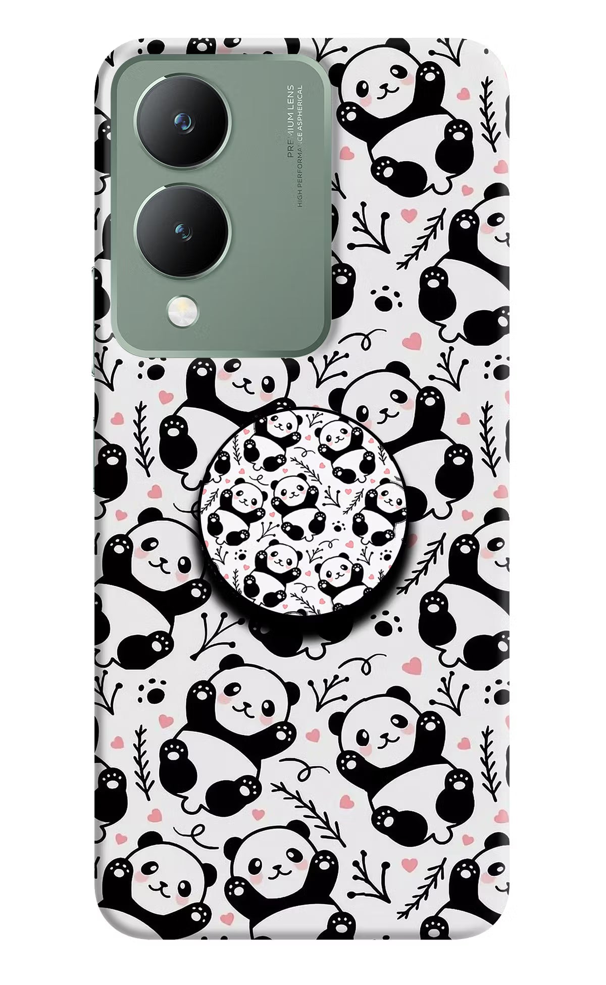 Cute Panda Vivo Y17s Pop Case - Cute Panda Vivo Y17s Pop Case Cute Panda Vivo Y17s Pop Case