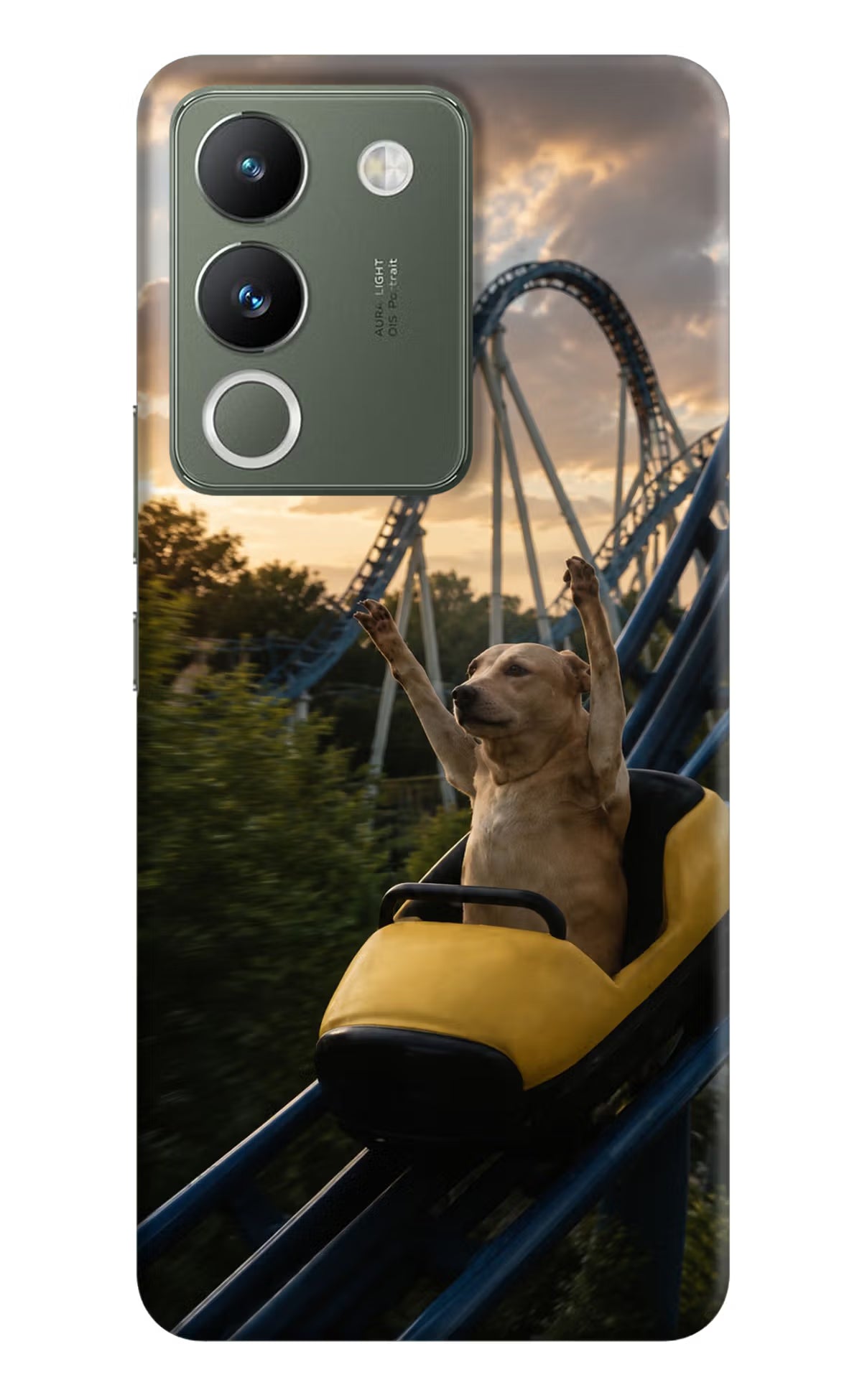 Rollercoaster Dog Vivo Y200 5G Back Cover - Rollercoaster Dog Vivo Y200 5G Back Cover Rollercoaster Dog Vivo Y200 5G Back Cover