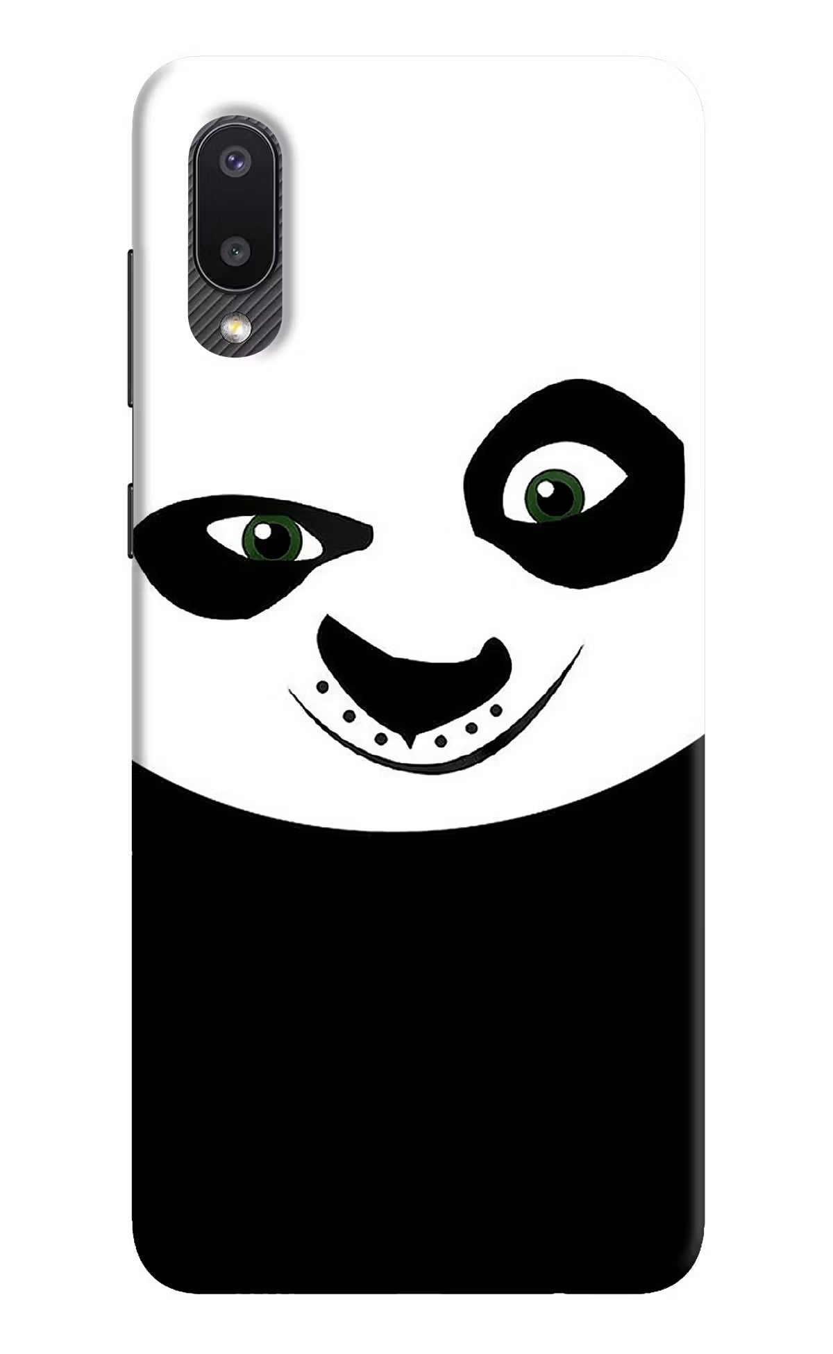 Panda Samsung M02 Back Cover - Panda Samsung M02 Hard Case Back Cover by Casekaro Panda Samsung M02 Hard Case Back Cover by Casekaro