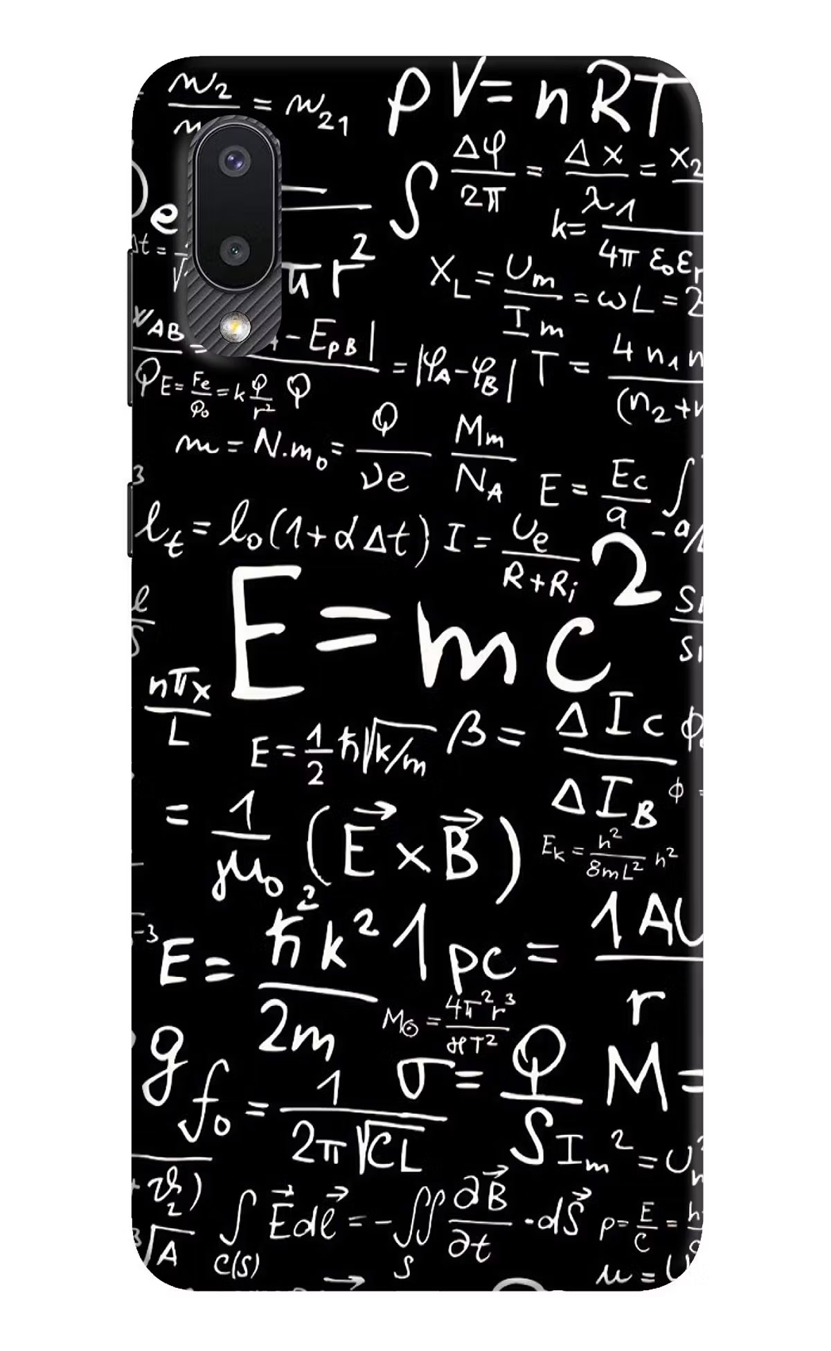 Physics Formula Samsung M02 Back Cover - Physics Formula Samsung M02 Hard Case Back Cover by Casekaro Physics Formula Samsung M02 Hard Case Back Cover by Casekaro