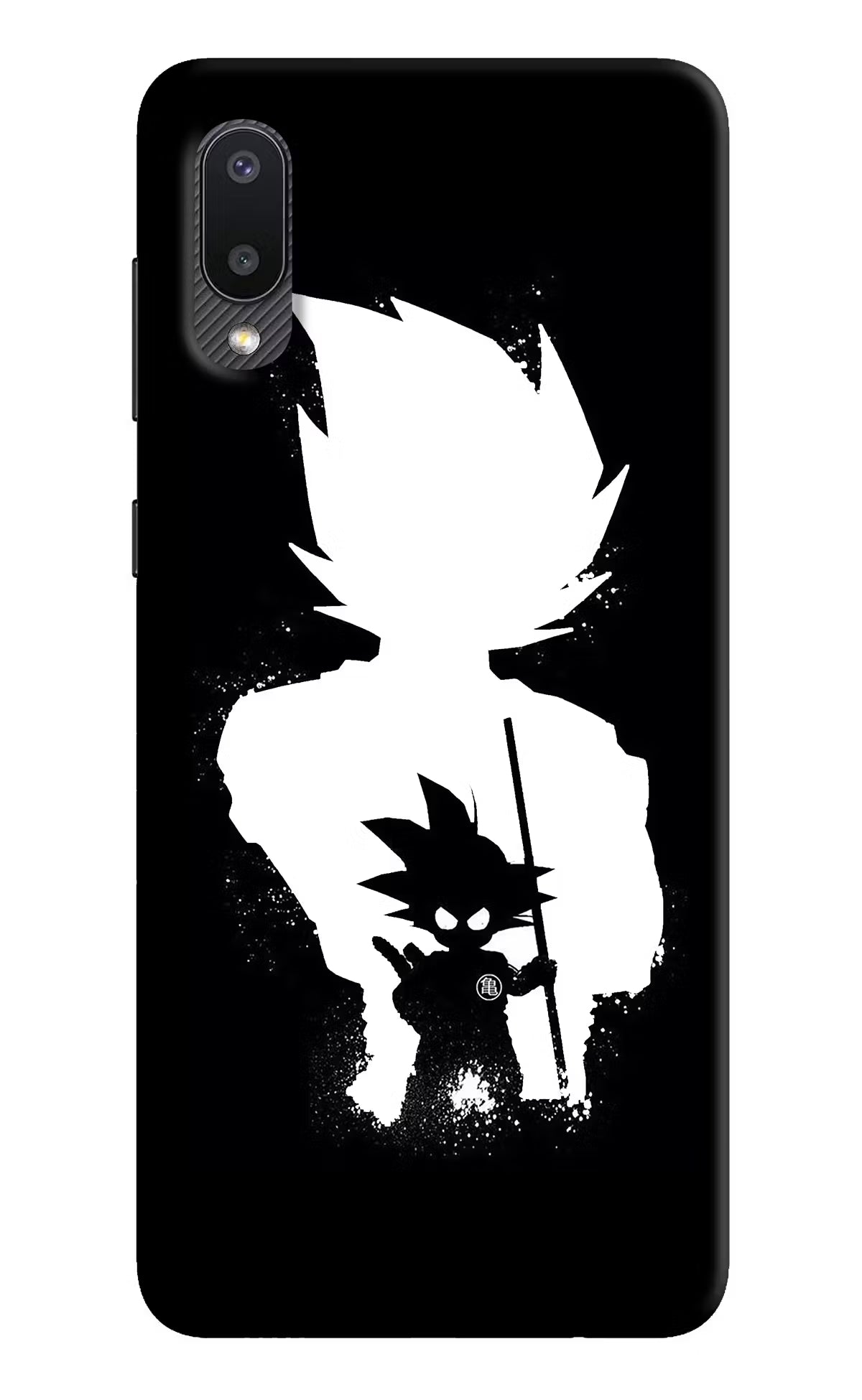 Goku Shadow Samsung M02 Back Cover - Goku Shadow Samsung M02 Hard Case Back Cover by Casekaro Goku Shadow Samsung M02 Hard Case Back Cover by Casekaro