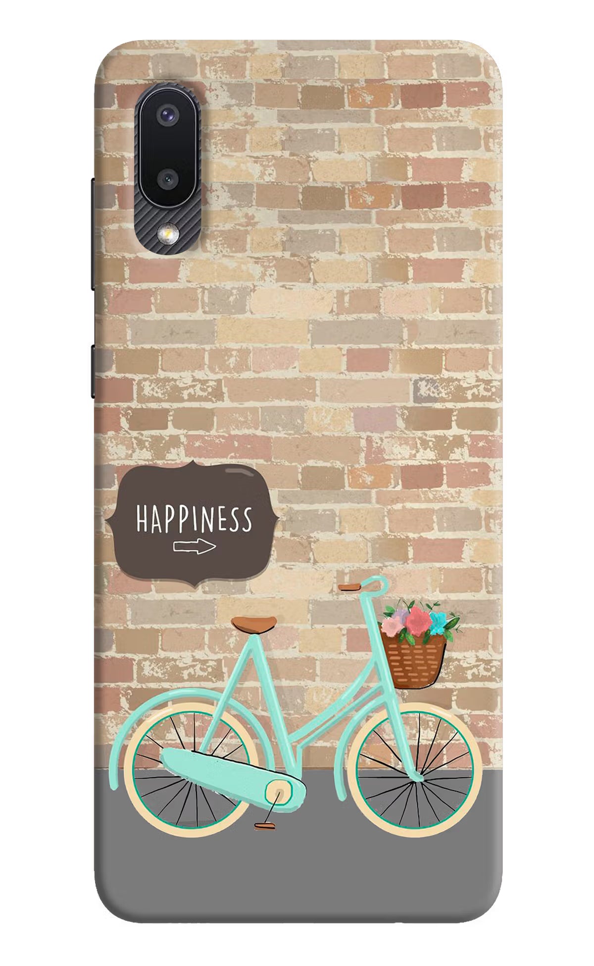 Happiness Artwork Samsung M02 Back Cover - Happiness Artwork Samsung M02 Hard Case Back Cover by Casekaro Happiness Artwork Samsung M02 Hard Case Back Cover by Casekaro