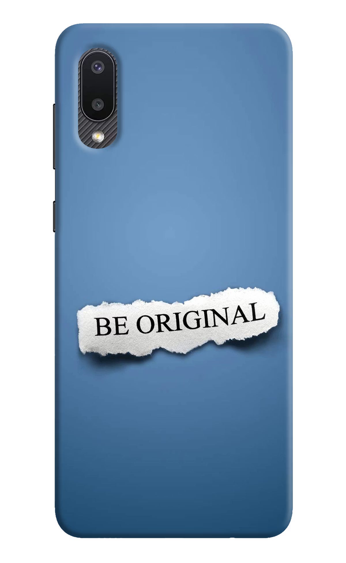Be Original Samsung M02 Back Cover - Be Original Samsung M02 Hard Case Back Cover by Casekaro Be Original Samsung M02 Hard Case Back Cover by Casekaro