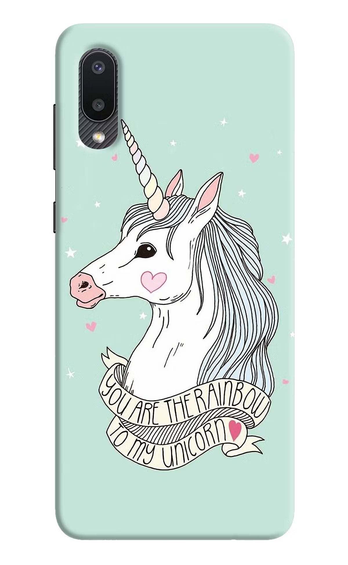 Unicorn Wallpaper Samsung M02 Back Cover - Unicorn Wallpaper Samsung M02 Hard Case Back Cover by Casekaro Unicorn Wallpaper Samsung M02 Hard Case Back Cover by Casekaro