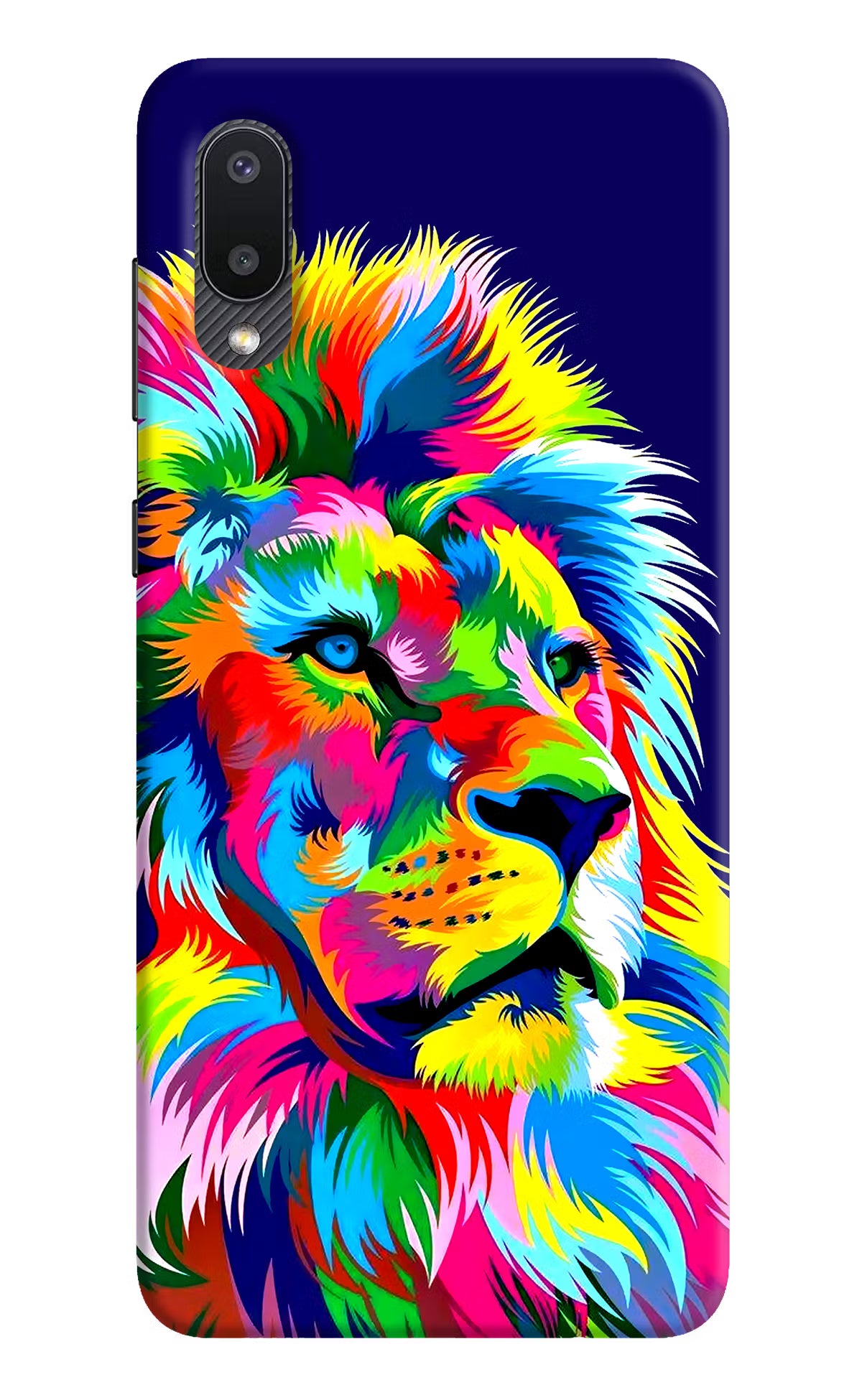 Vector Art Lion Samsung M02 Back Cover - Vector Art Lion Samsung M02 Hard Case Back Cover by Casekaro Vector Art Lion Samsung M02 Hard Case Back Cover by Casekaro