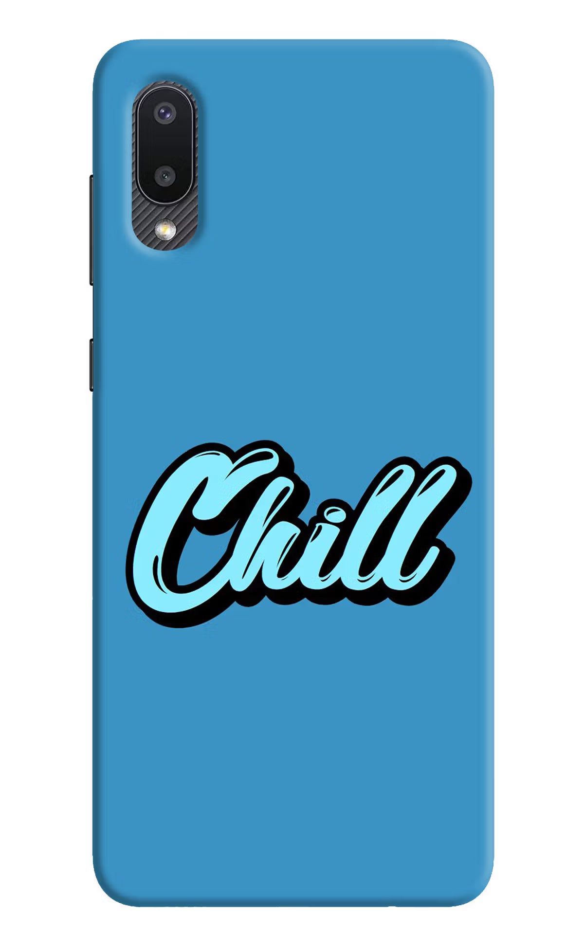 Chill Samsung M02 Back Cover - Chill Samsung M02 Hard Case Back Cover by Casekaro Chill Samsung M02 Hard Case Back Cover by Casekaro