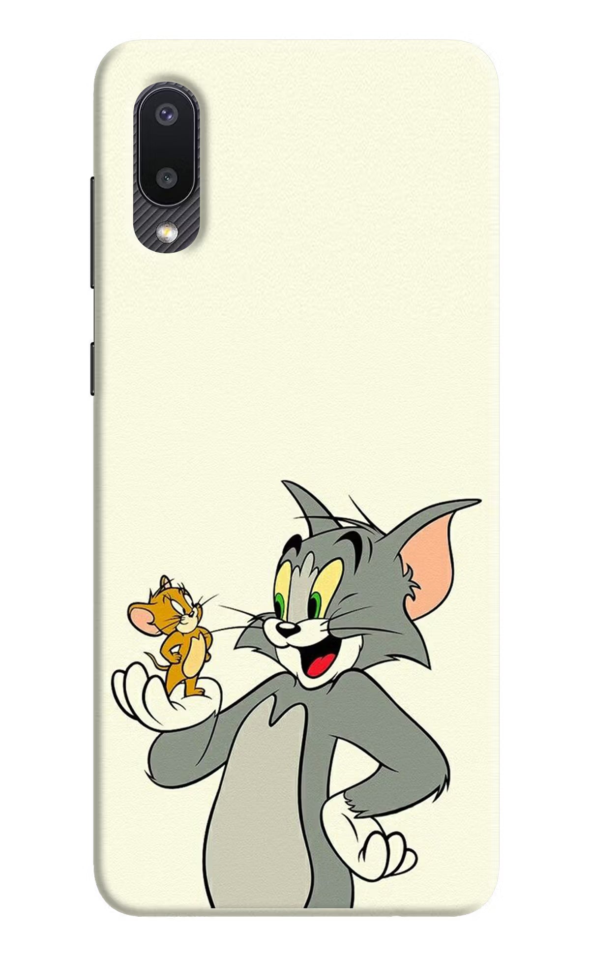 Tom & Jerry Samsung M02 Back Cover - Tom & Jerry Samsung M02 Hard Case Back Cover by Casekaro Tom & Jerry Samsung M02 Hard Case Back Cover by Casekaro