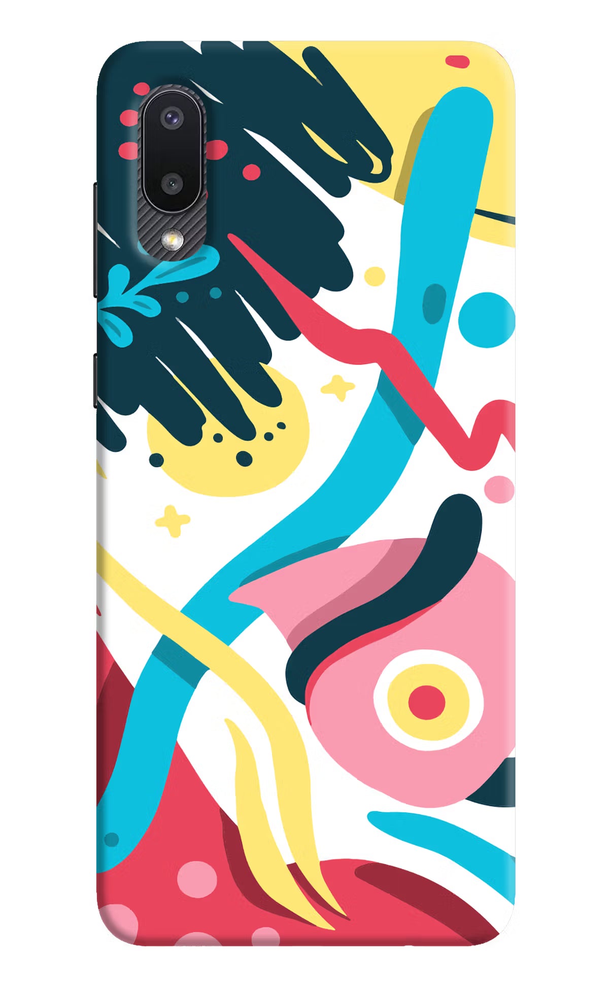 Trippy Samsung M02 Back Cover - Trippy Samsung M02 Hard Case Back Cover by Casekaro Trippy Samsung M02 Hard Case Back Cover by Casekaro