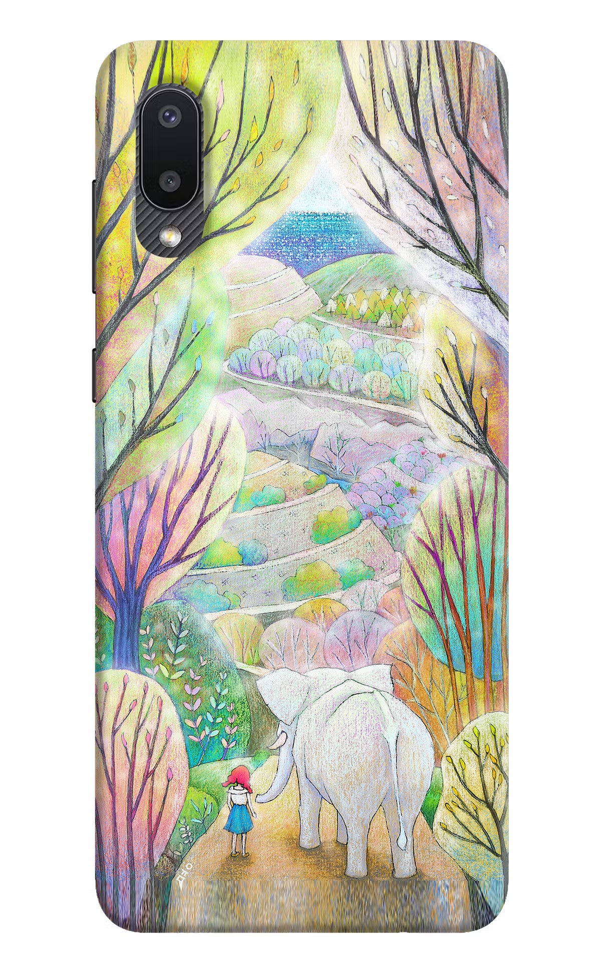 Nature Painting Samsung M02 Back Cover - Nature Painting Samsung M02 Hard Case Back Cover by Casekaro Nature Painting Samsung M02 Hard Case Back Cover by Casekaro