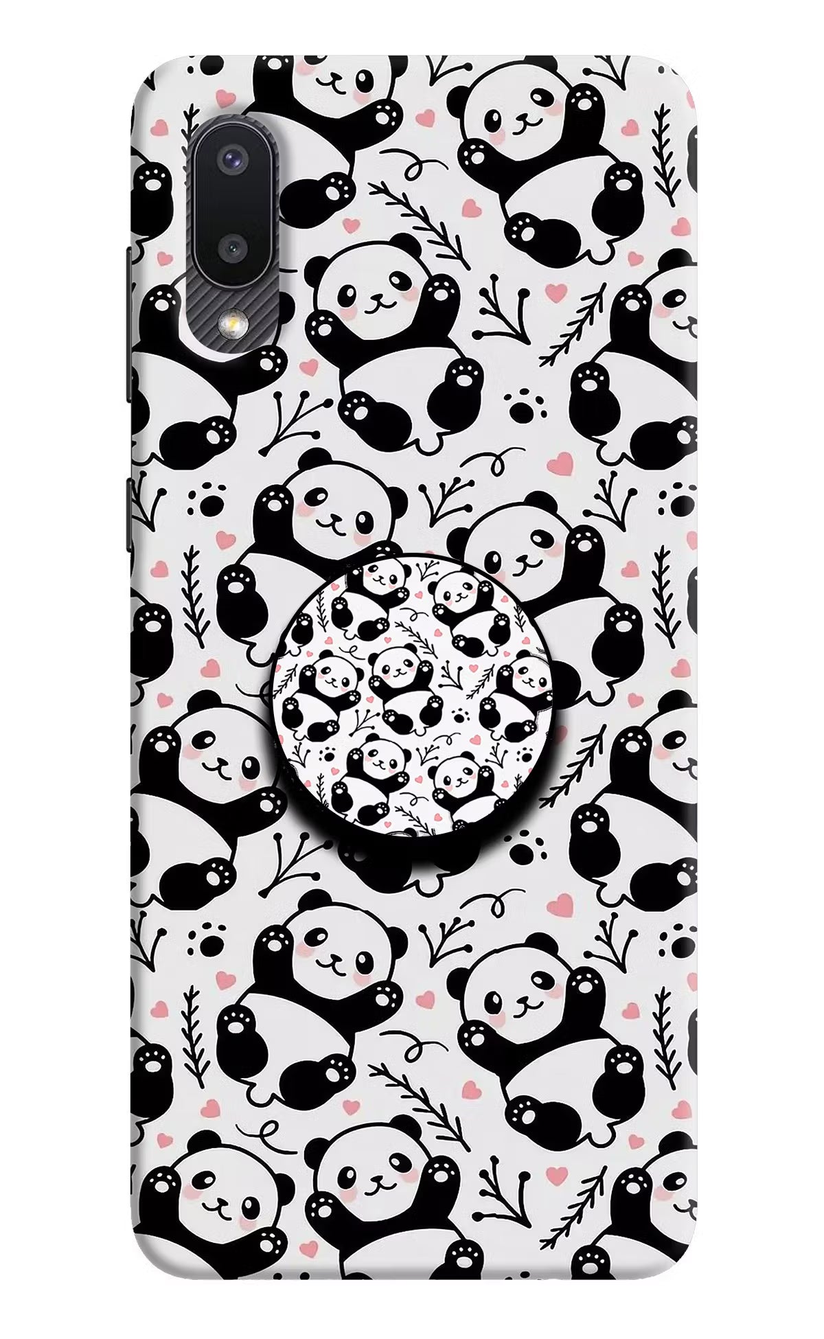 Cute Panda Samsung M02 Pop Case - Cute Panda Samsung M02 Pop Case by Casekaro Cute Panda Samsung M02 Pop Case by Casekaro