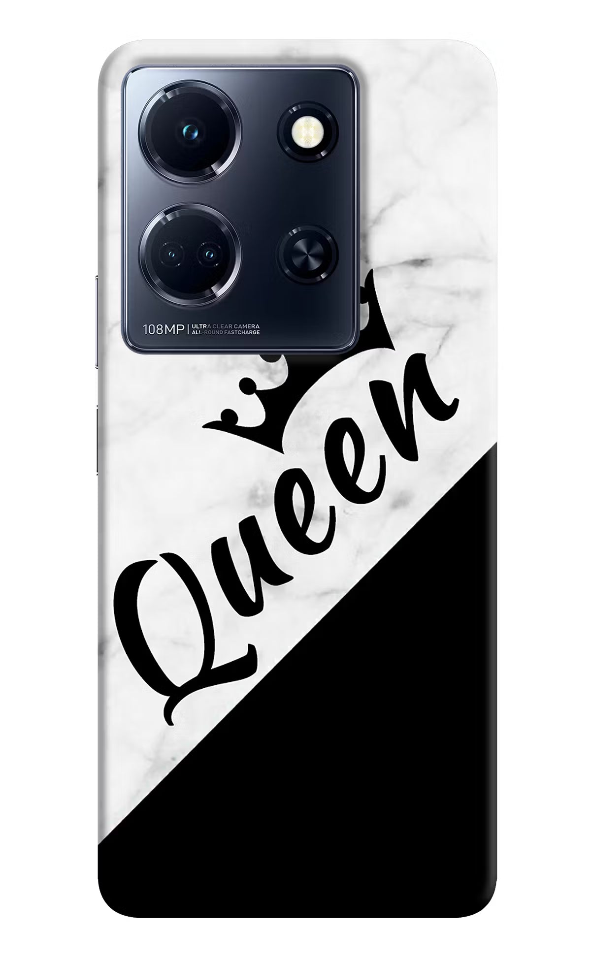 Queen Infinix Note 30 5g Hard Case Back Cover by Casekaro