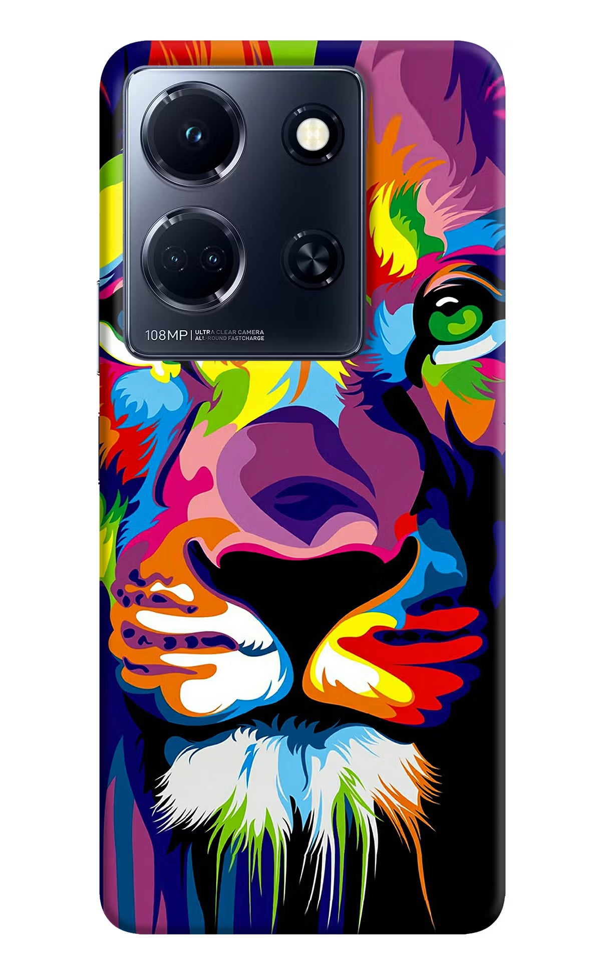 Lion Infinix Note 30 5g Hard Case Back Cover by Casekaro