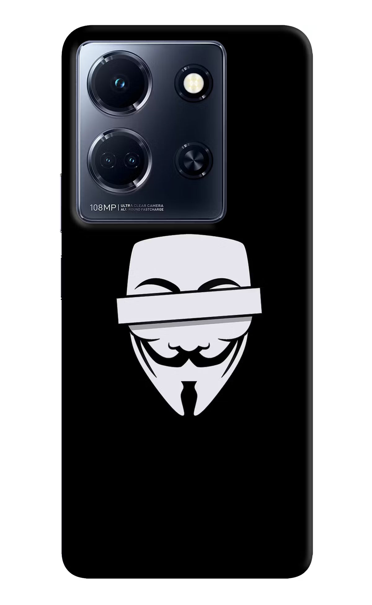 Anonymous Face Infinix Note 30 5g Hard Case Back Cover by Casekaro