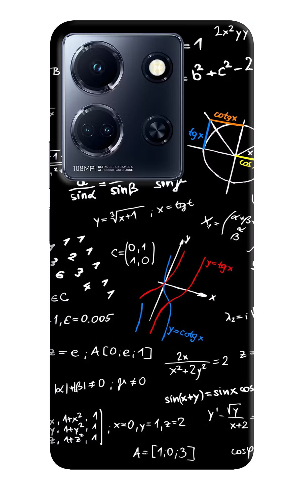 Mathematics Formula Infinix Note 30 5g Hard Case Back Cover by Casekaro