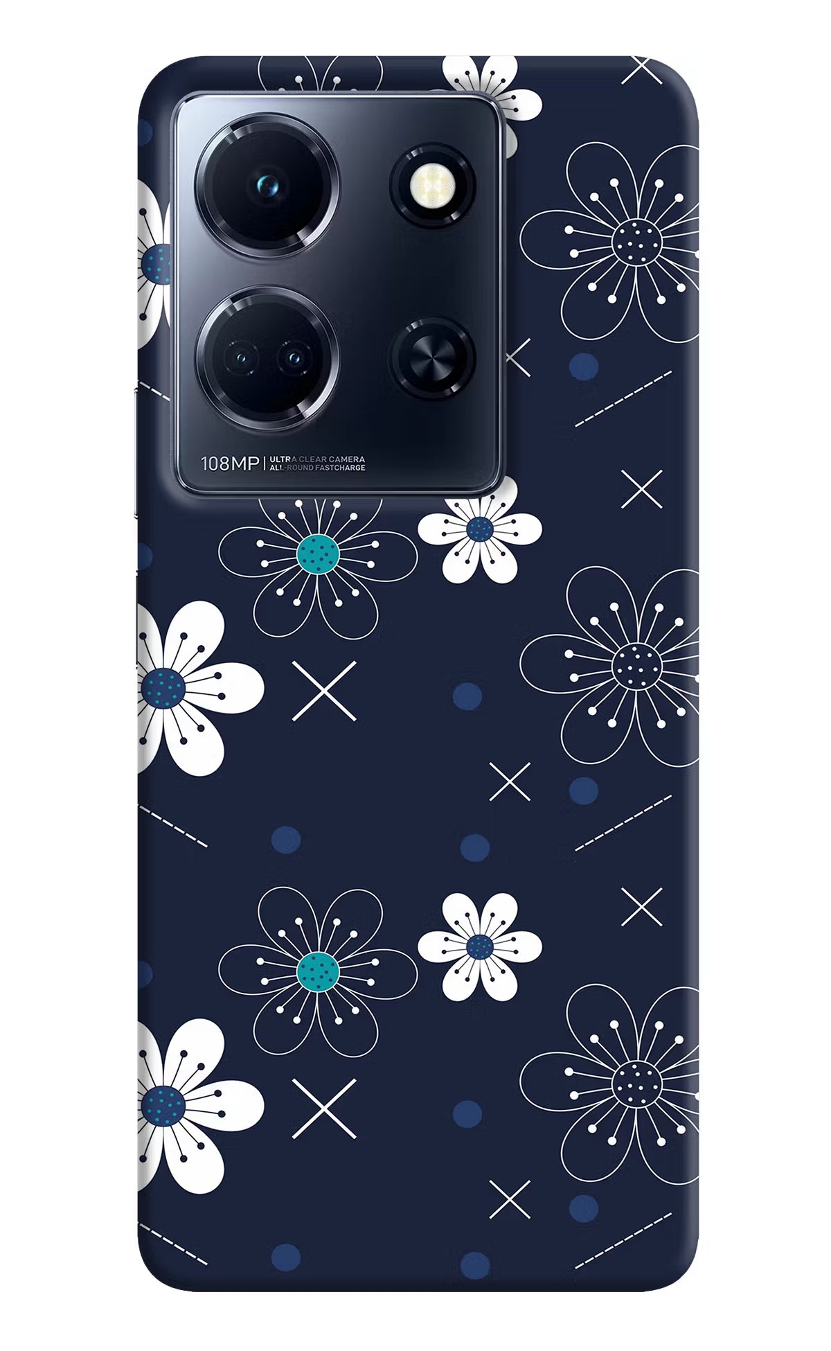 Flowers Infinix Note 30 5g Hard Case Back Cover by Casekaro