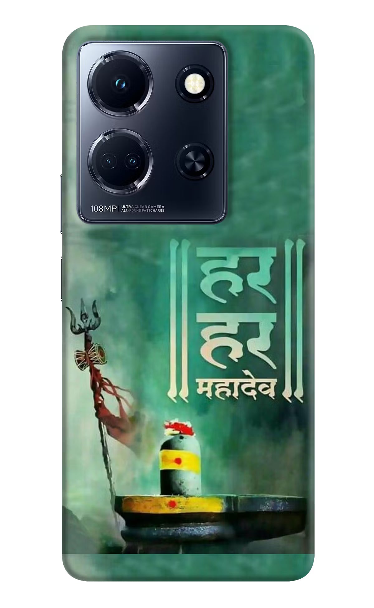Har Har Mahadev Shivling Infinix Note 30 5g Hard Case Back Cover by Casekaro