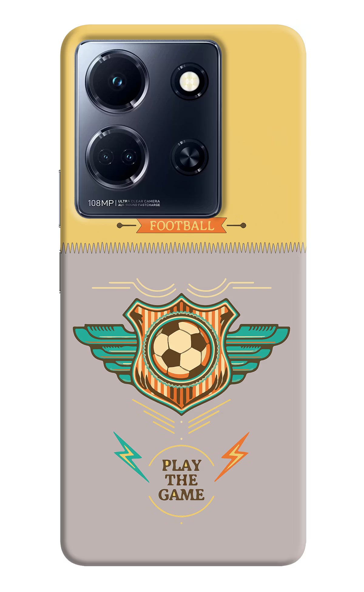 Football Infinix Note 30 5g Hard Case Back Cover by Casekaro