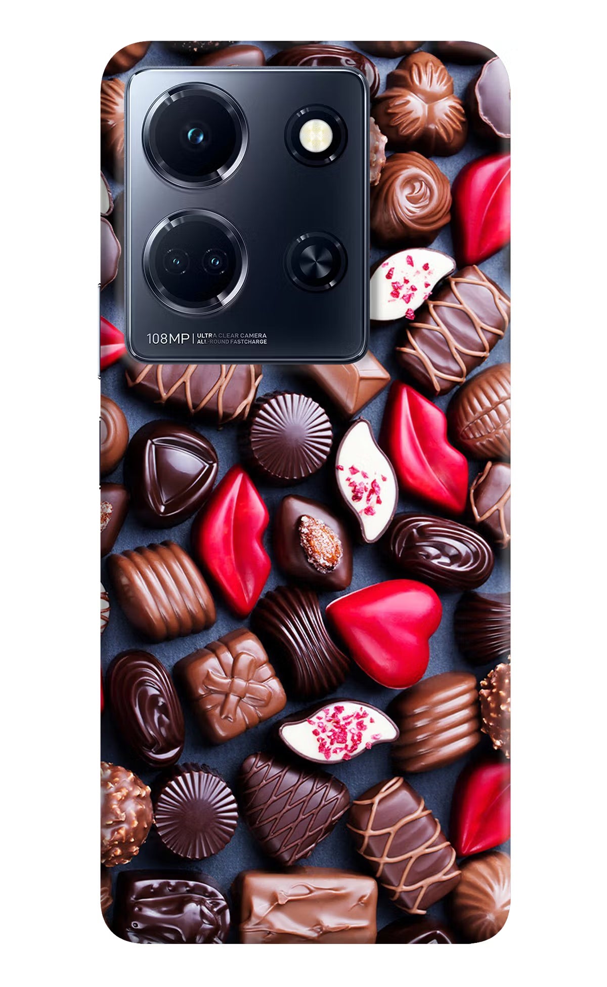Chocolates Infinix Note 30 5g Hard Case Back Cover by Casekaro