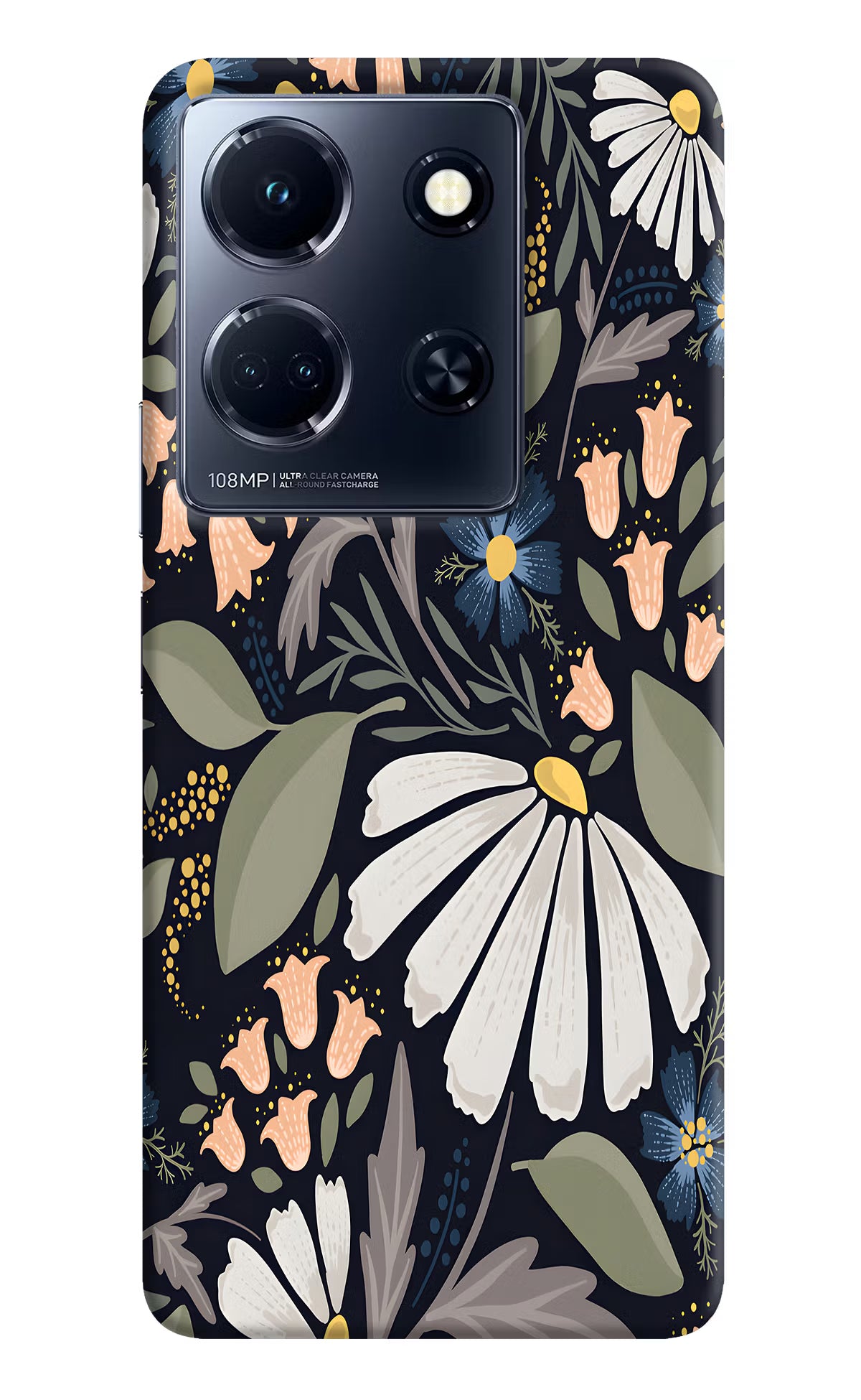 Flowers Art Infinix Note 30 5g Hard Case Back Cover by Casekaro