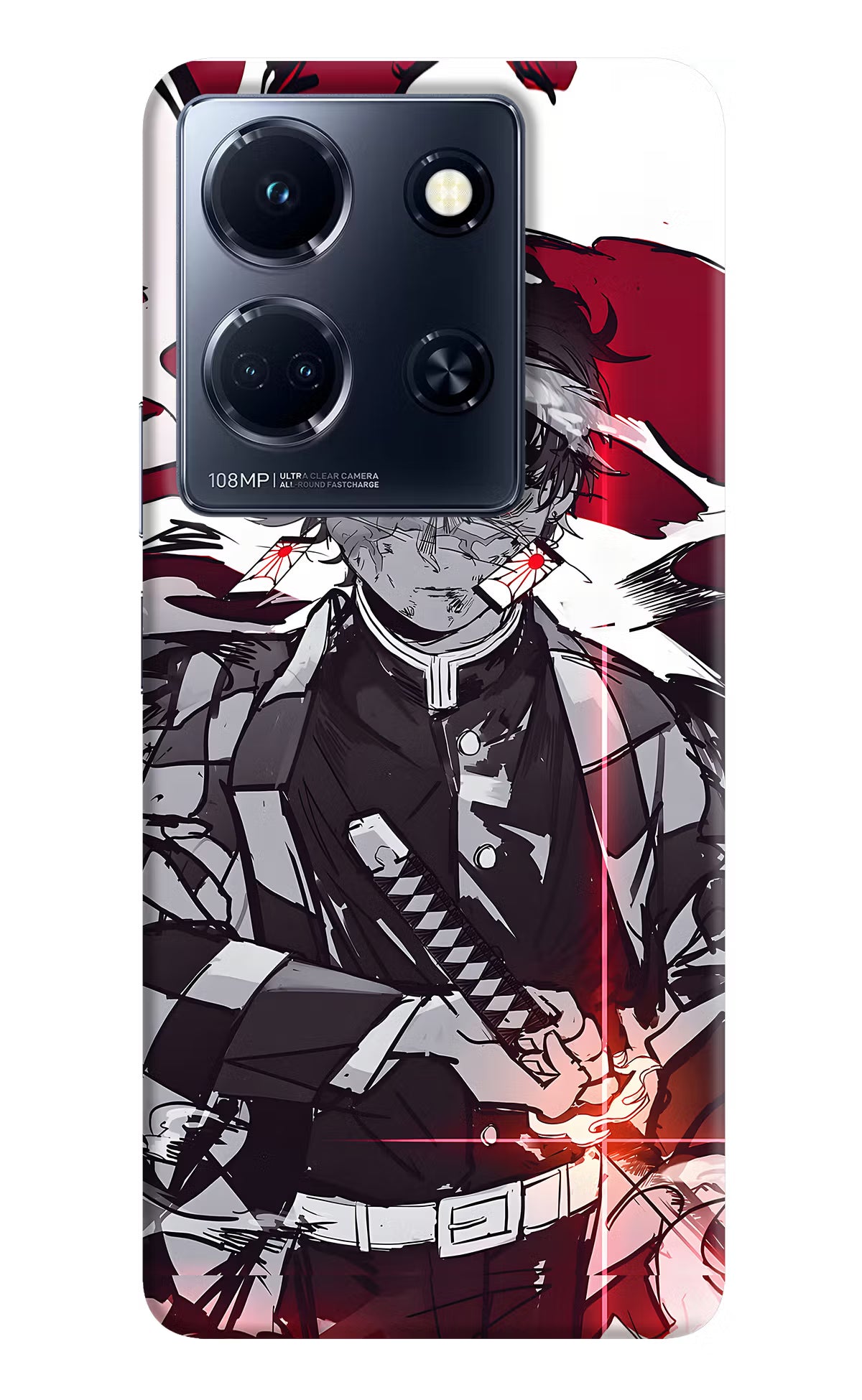 Demon Slayer Infinix Note 30 5g Hard Case Back Cover by Casekaro
