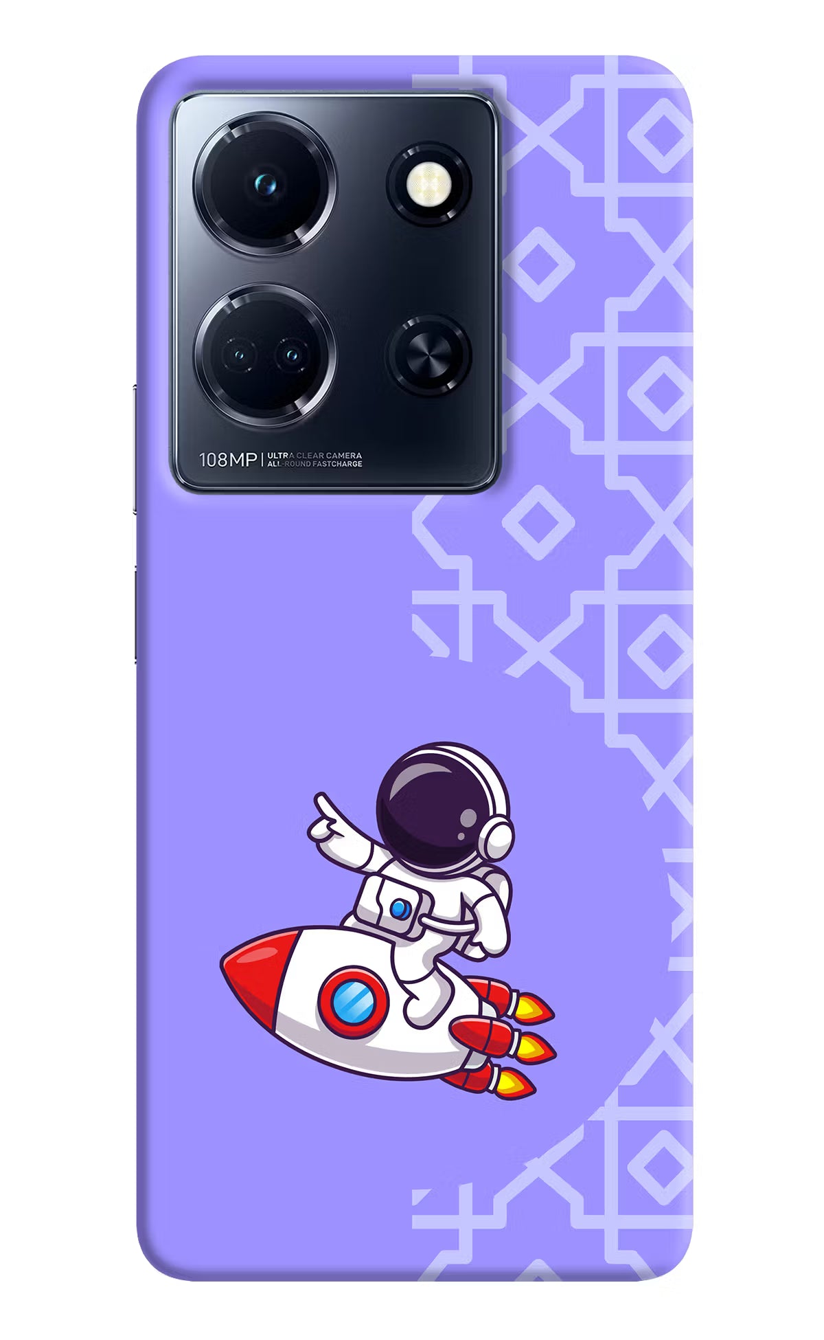 Cute Astronaut Infinix Note 30 5g Hard Case Back Cover by Casekaro