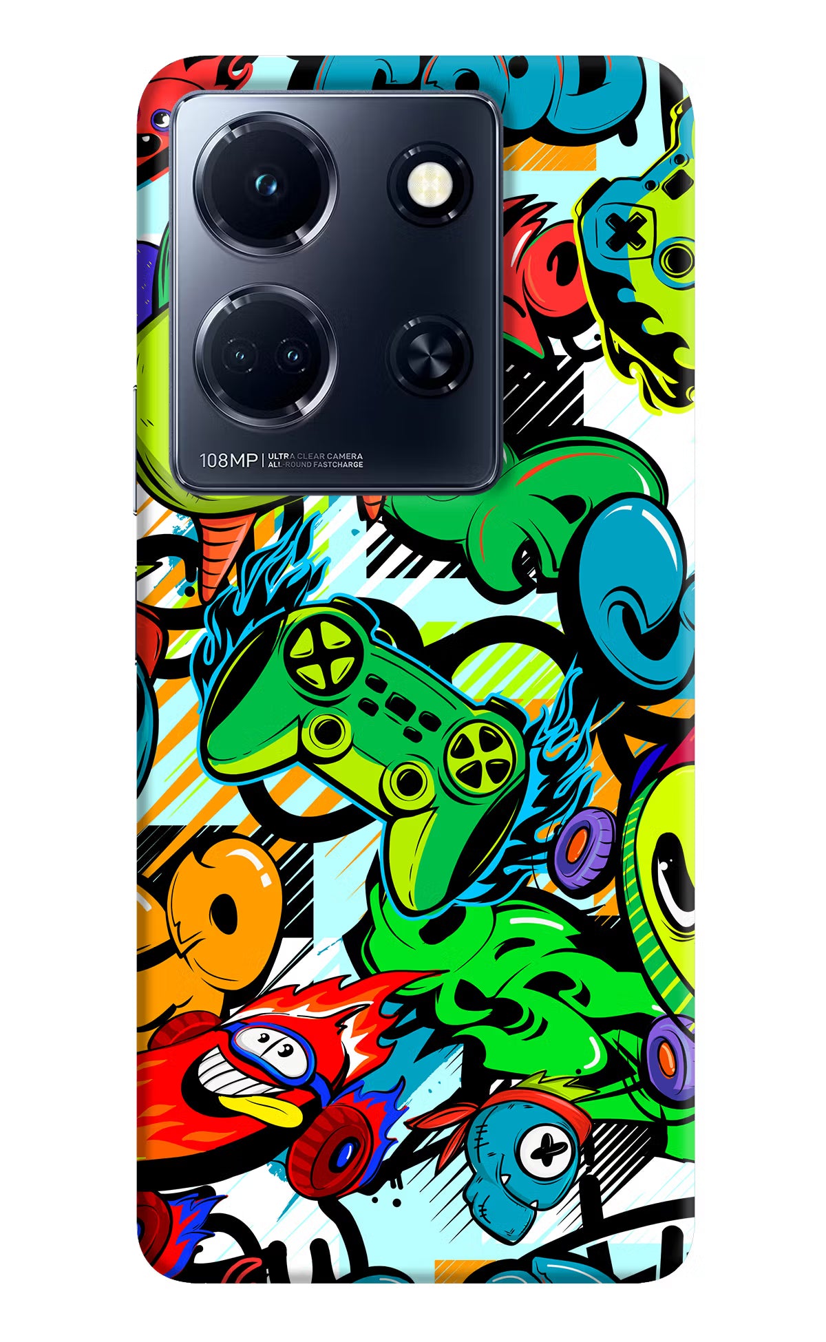 Game Doodle Infinix Note 30 5g Hard Case Back Cover by Casekaro