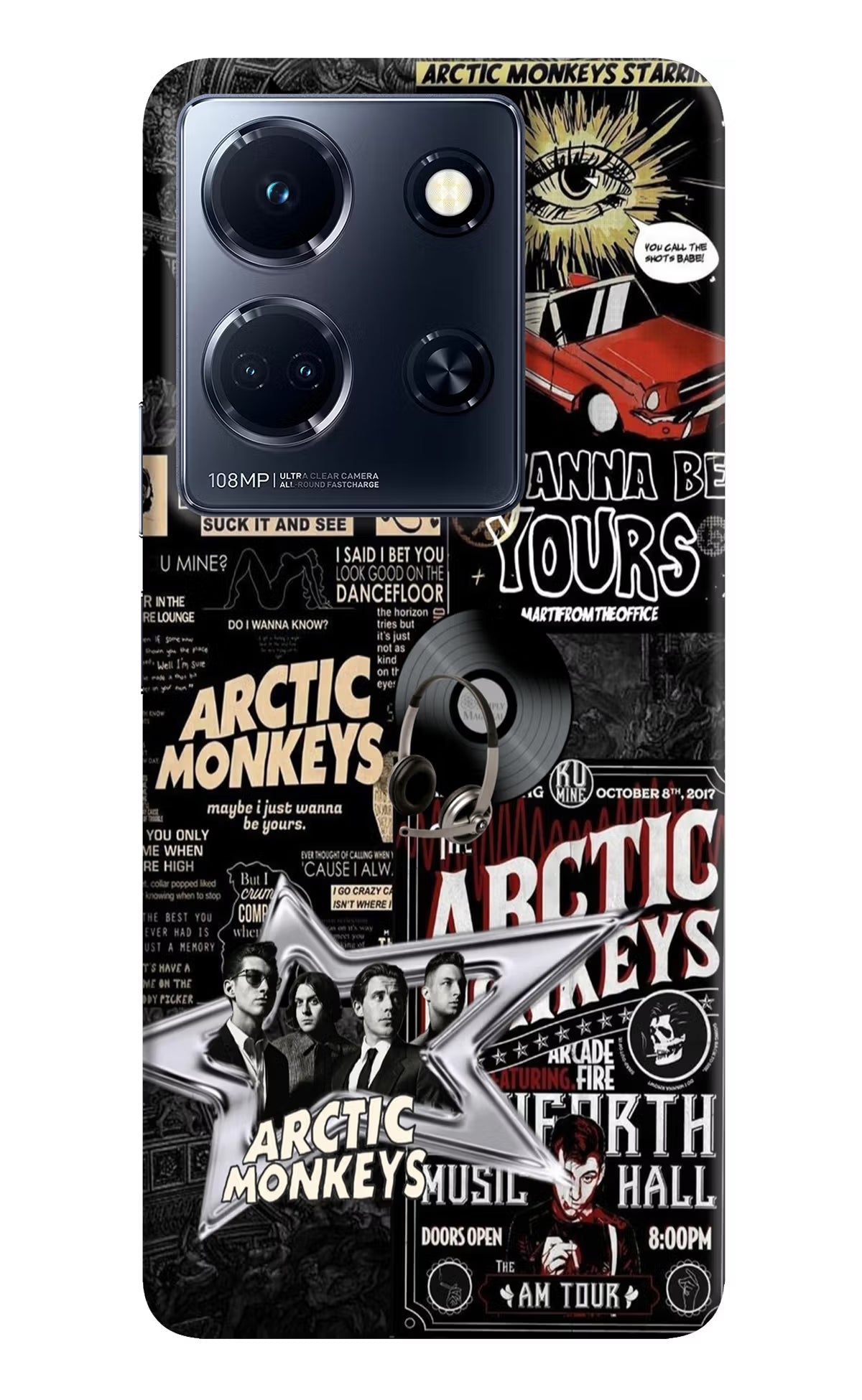 Arctic Monkeys Infinix Note 30 5g Back Cover - Arctic Monkeys Infinix Note 30 5g Hard Case Back Cover by Casekaro Arctic Monkeys Infinix Note 30 5g Hard Case Back Cover by Casekaro