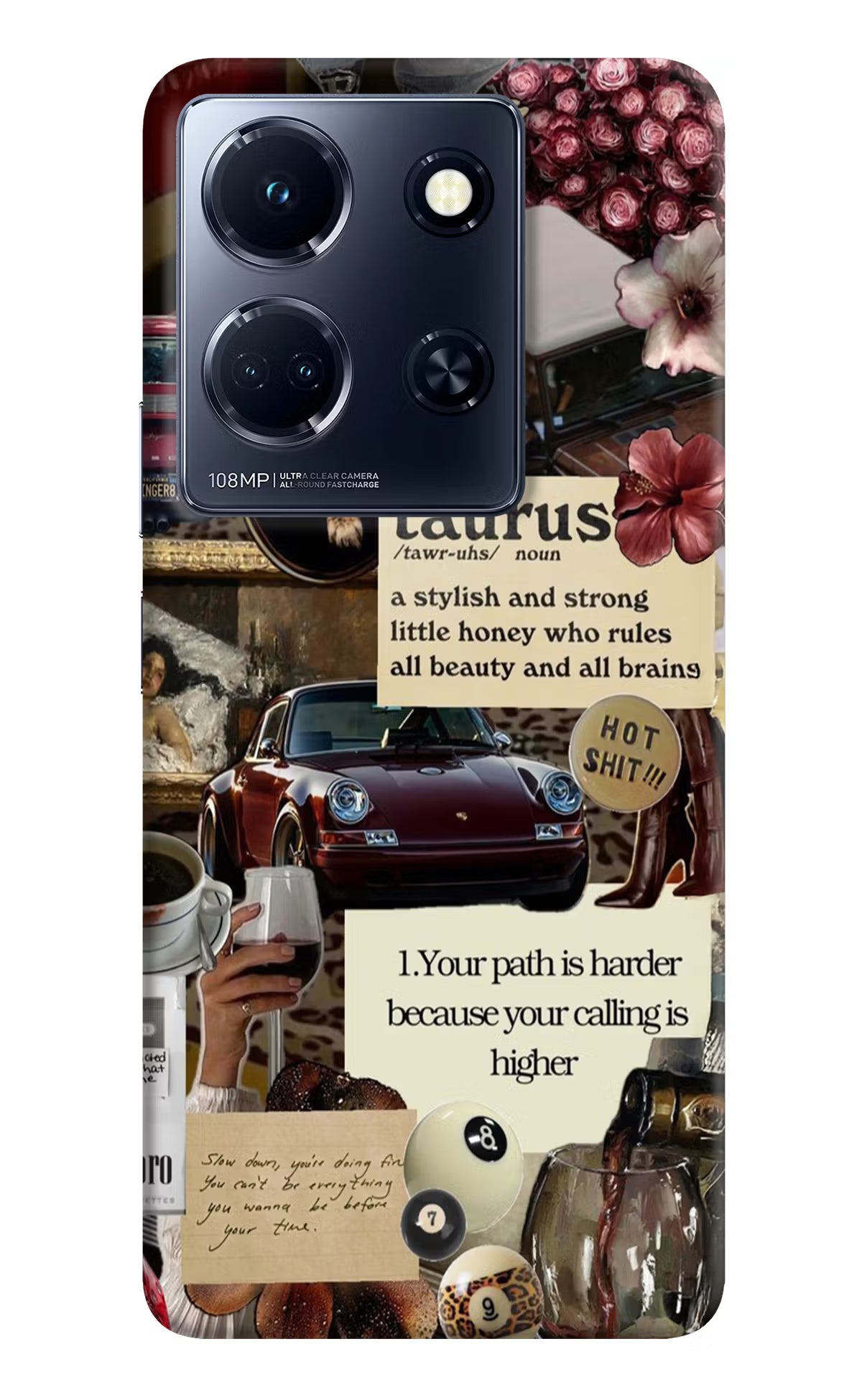 Taurus Zodiac Infinix Note 30 5g Back Cover - Taurus Zodiac Infinix Note 30 5g Hard Case Back Cover by Casekaro Taurus Zodiac Infinix Note 30 5g Hard Case Back Cover by Casekaro