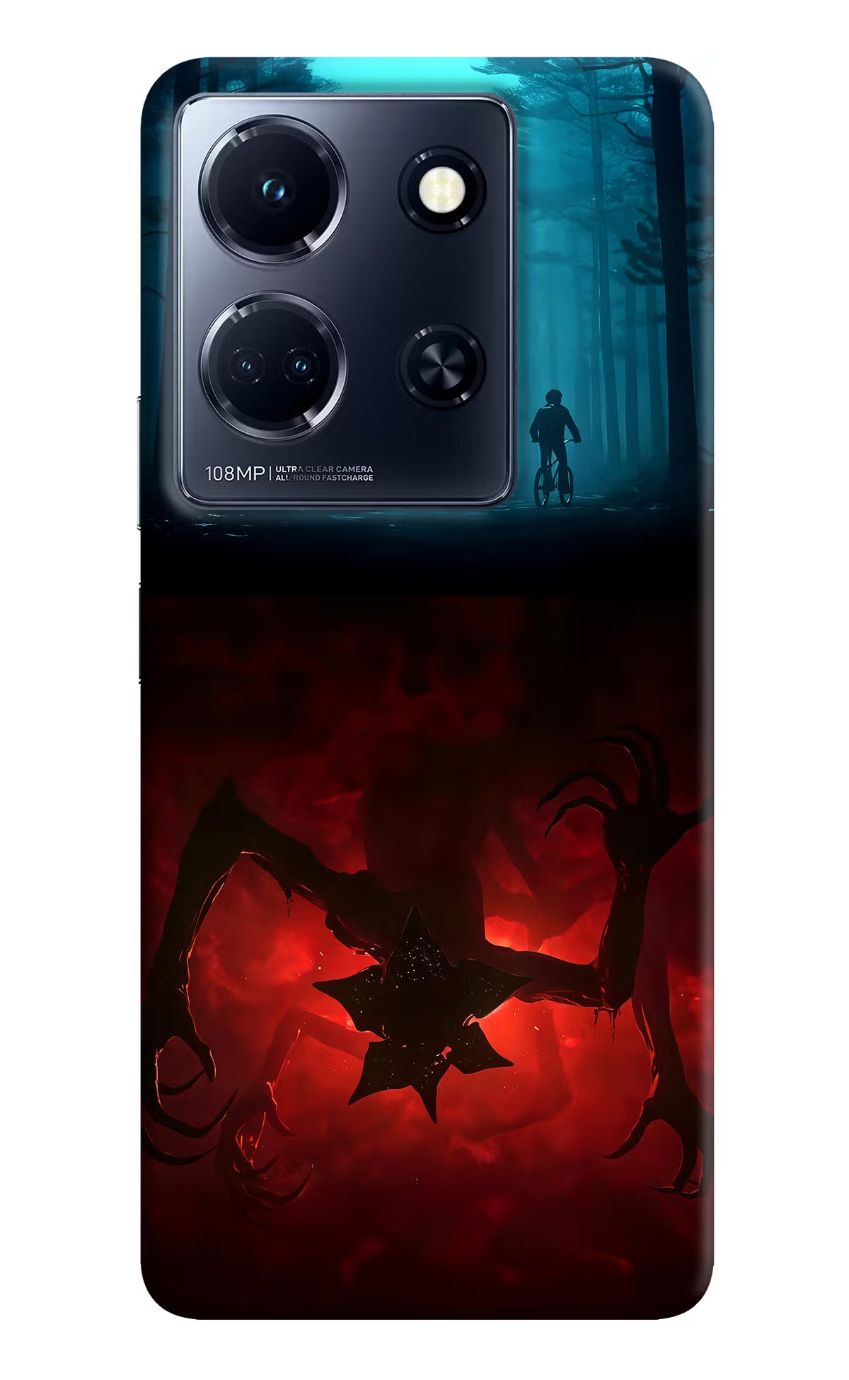 Ordinary Things Downside Up Infinix Note 30 5g Back Cover - Ordinary Things Downside Up Infinix Note 30 5g Hard Case Back Cover by Casekaro Ordinary Things Downside Up Infinix Note 30 5g Hard Case Back Cover by Casekaro