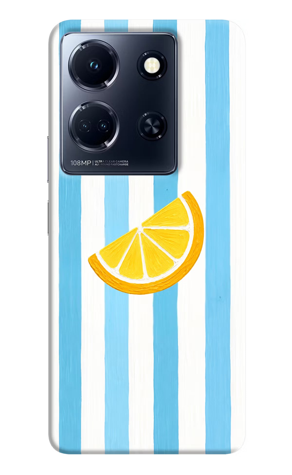 Summer Lemon Infinix Note 30 5g Back Cover - Summer Lemon Infinix Note 30 5g Hard Case Back Cover by Casekaro Summer Lemon Infinix Note 30 5g Hard Case Back Cover by Casekaro