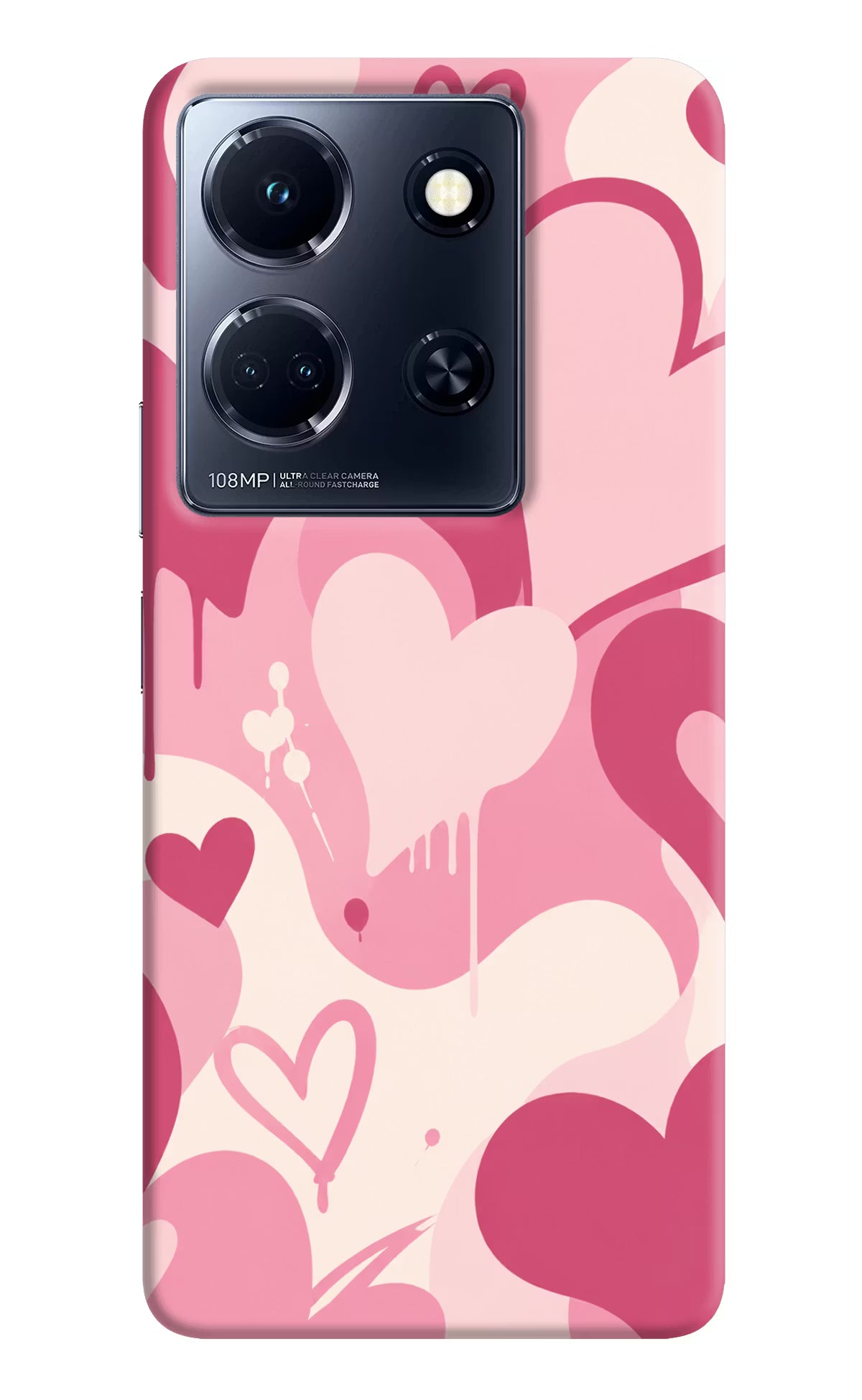 Hearty case Infinix Note 30 5g Back Cover - Hearty case Infinix Note 30 5g Hard Case Back Cover by Casekaro Hearty case Infinix Note 30 5g Hard Case Back Cover by Casekaro